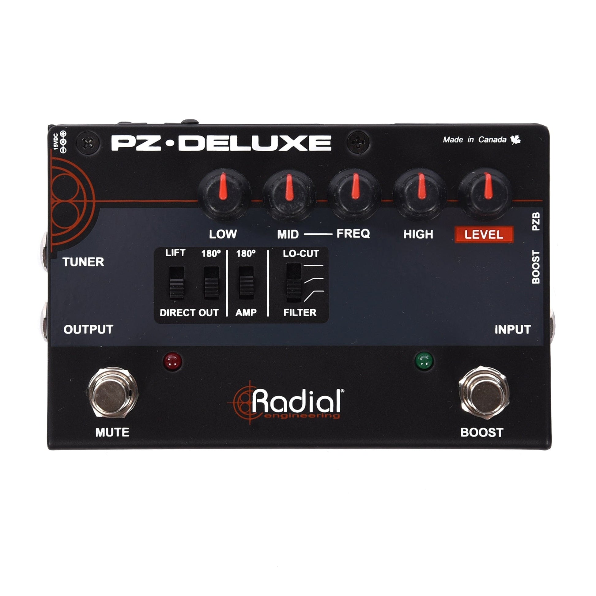 Radial Tonebone PZ Deluxe Acoustic Preamp Effects and Pedals / Overdrive and Boost