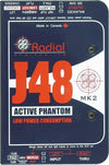 Radial J48 MK2 Phantom Power Active Direct Box Pro Audio / DI Boxes