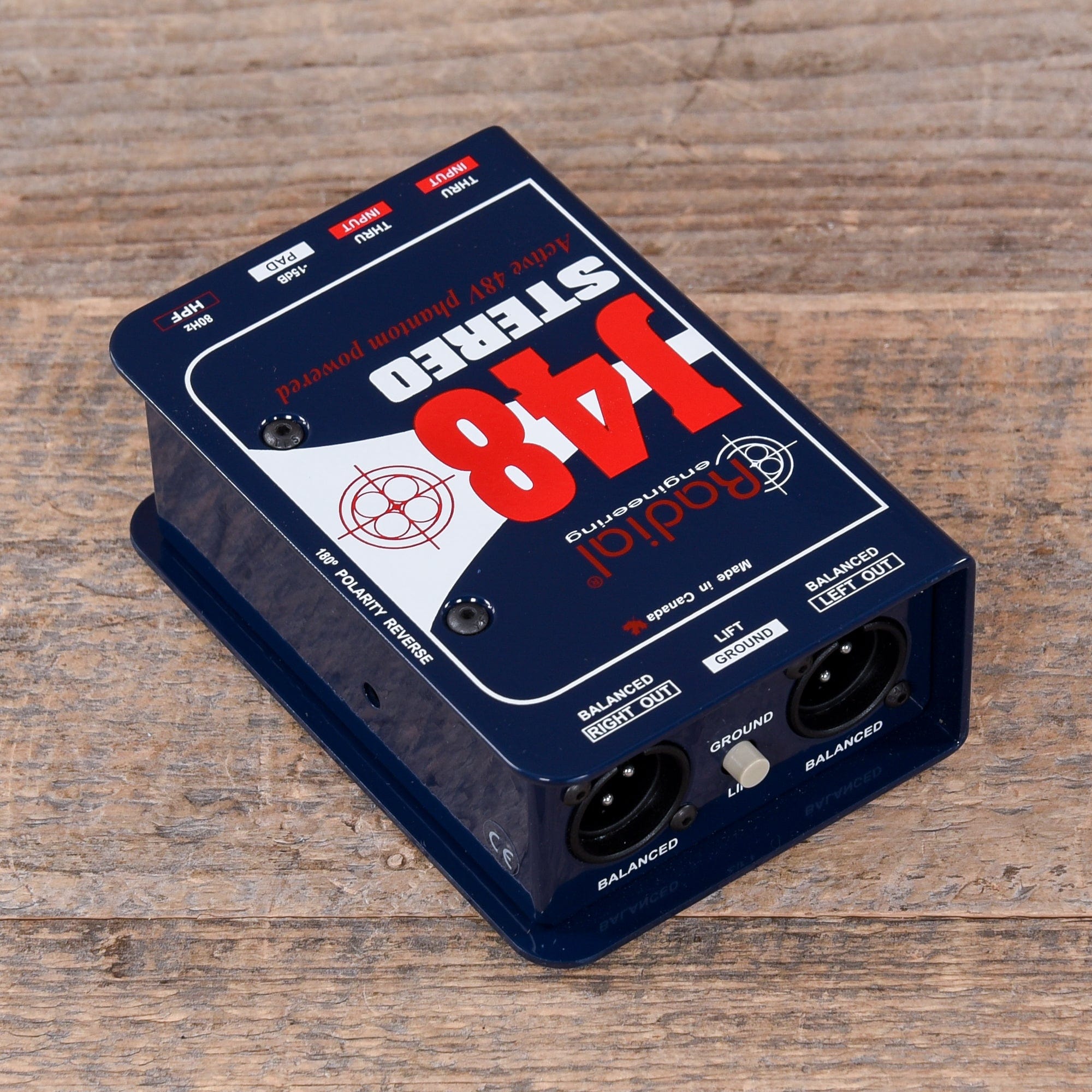 Radial J48 Stereo Active Direct Box Chicago Music Exchange