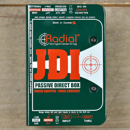Radial JDI MK3 Passive DI Box Pro Audio / DI Boxes