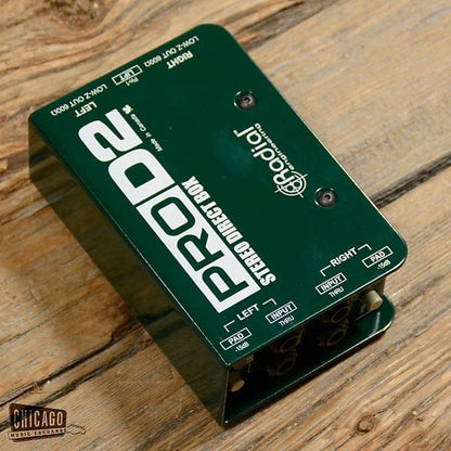 Radial Pro-D2 Passive 2-Channel Direct Box Pro Audio / DI Boxes