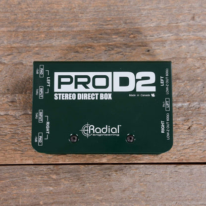 Radial Pro-D2 Passive 2-Channel Direct Box Pro Audio / DI Boxes