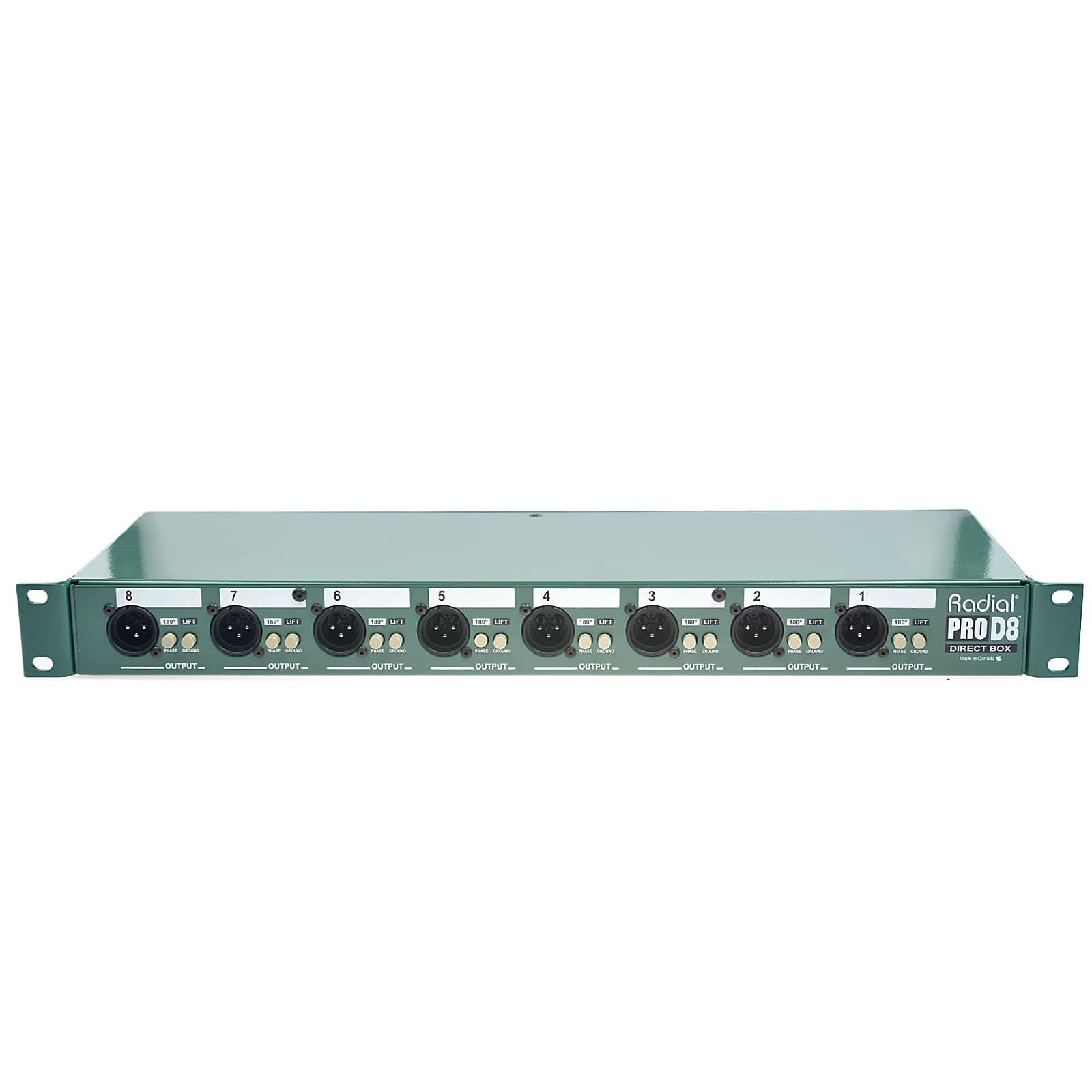 Radial Pro D8 Rackmount DI – Chicago Music Exchange