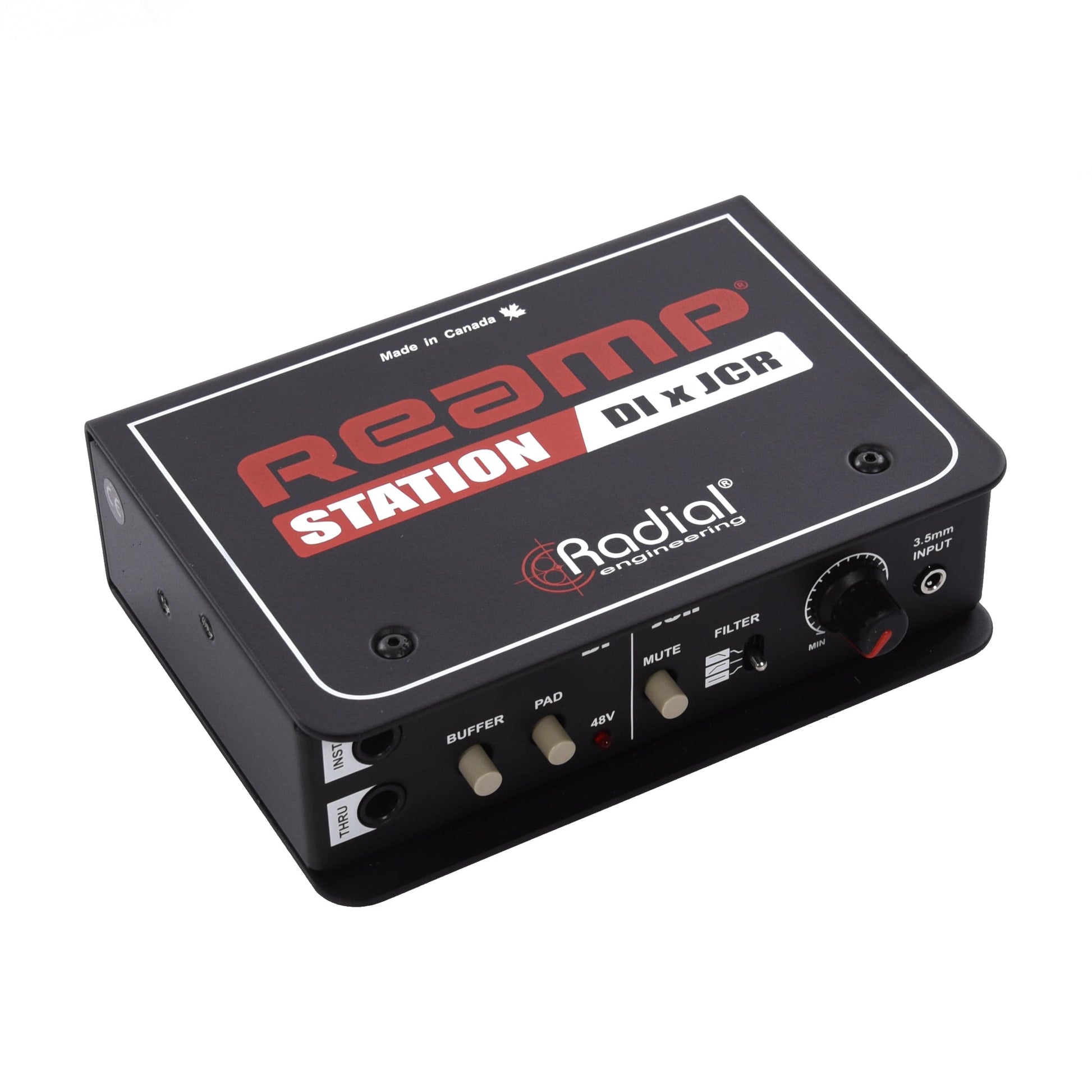 Radial Reamp Station Combo Active Direct Box & Reamp JCR Pro Audio / DI Boxes