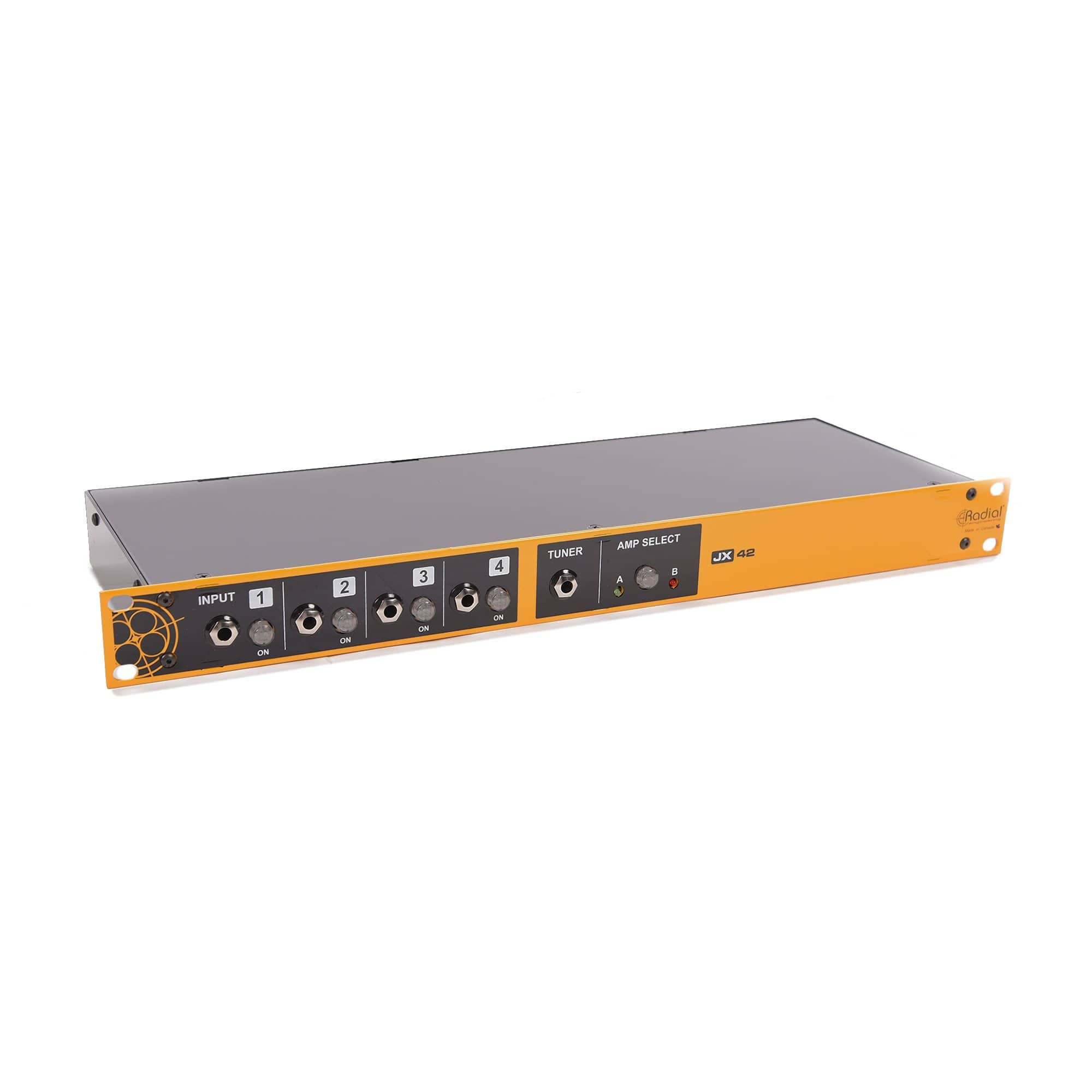Radial JX42 V2 Guitar Selector w/4 Inputs & AB Amp Isolated Outputs ...