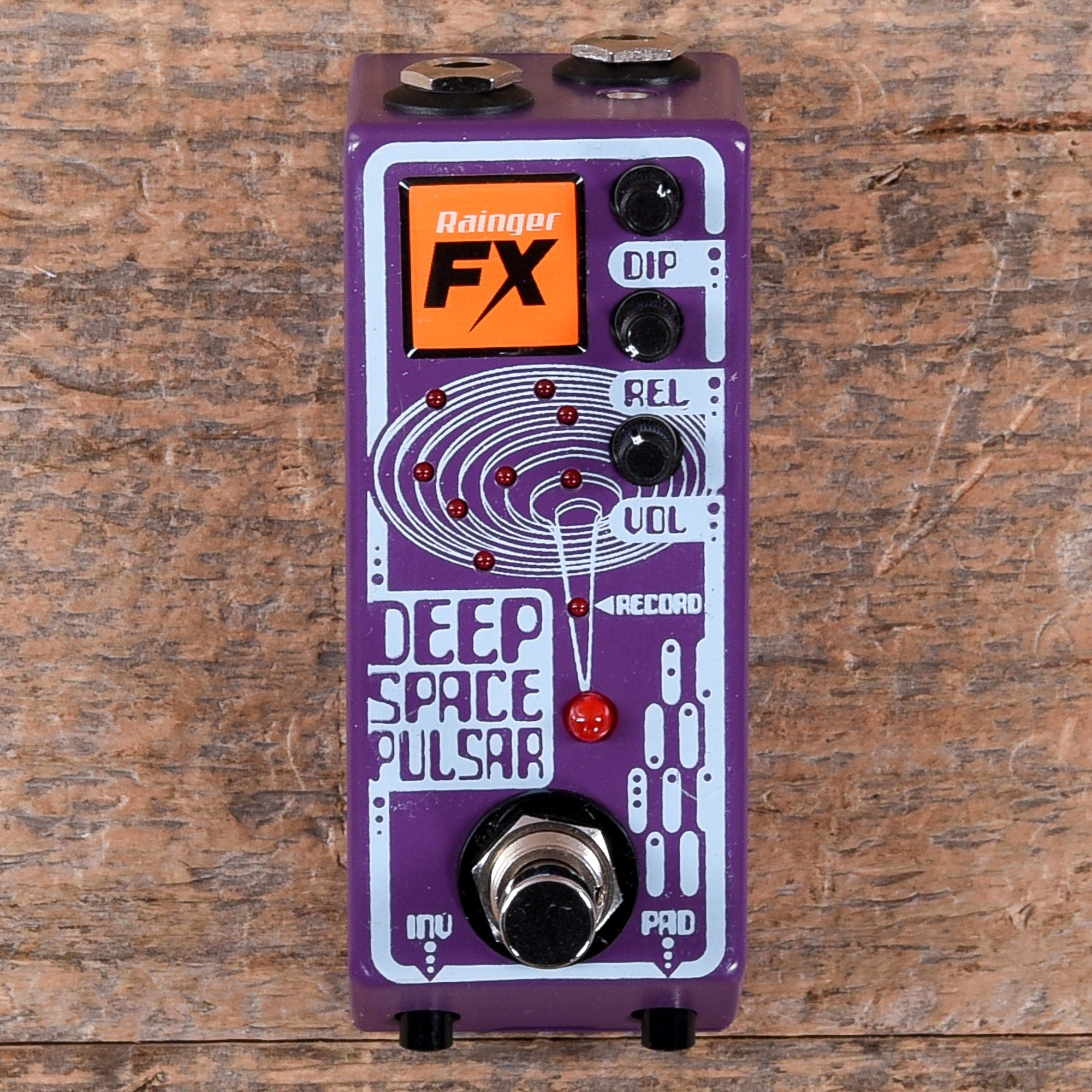 Rainger Fx DeepSpace Pulsar Sidecar w/Igor Footswitch and Kick Drum Mi