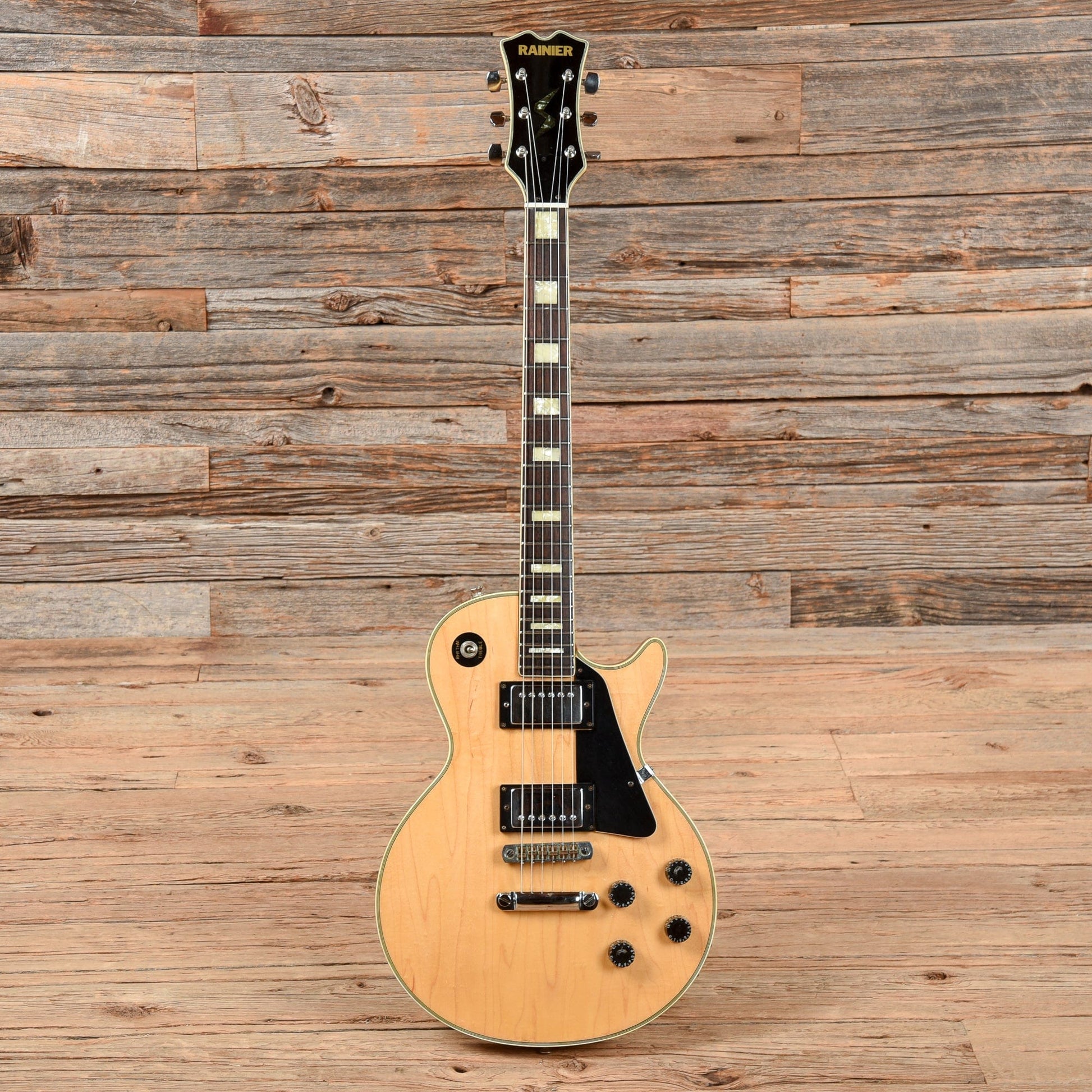 Rainier Single Cut Natural 1970s Electric Guitars / Solid Body