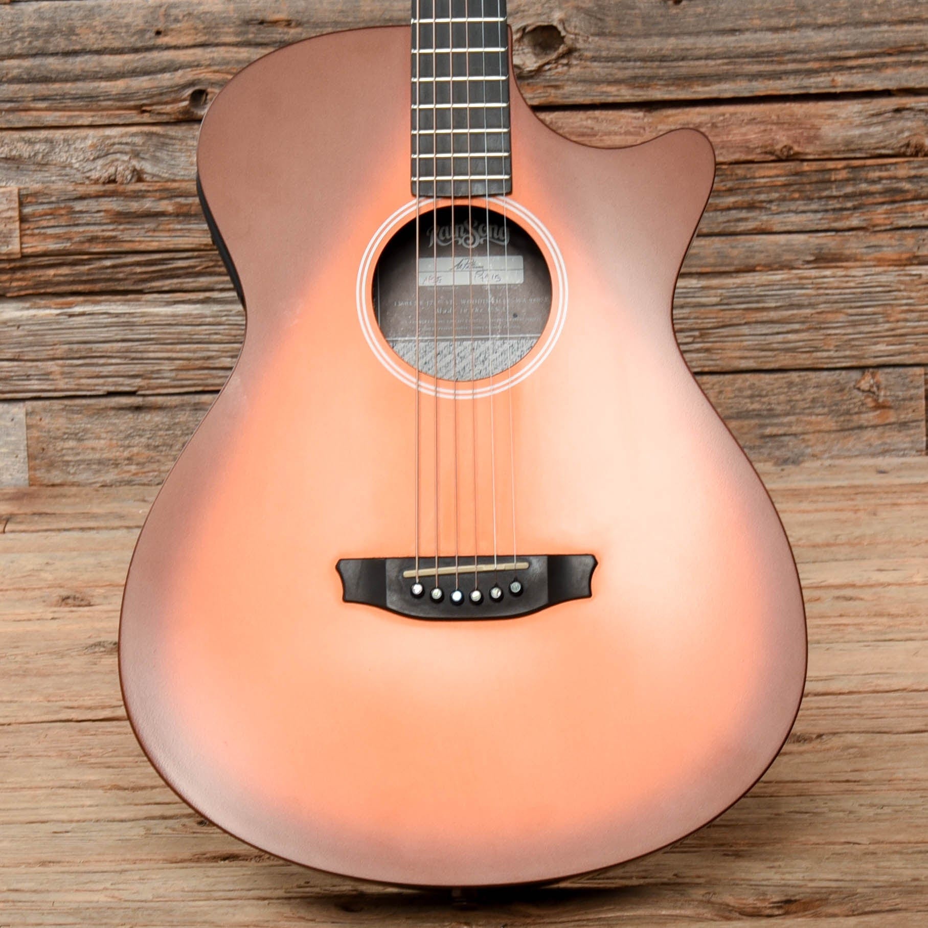 Rainsong APSE Al Petteway Special Edition Satin Tobacco Burst Acoustic Guitars / OM and Auditorium