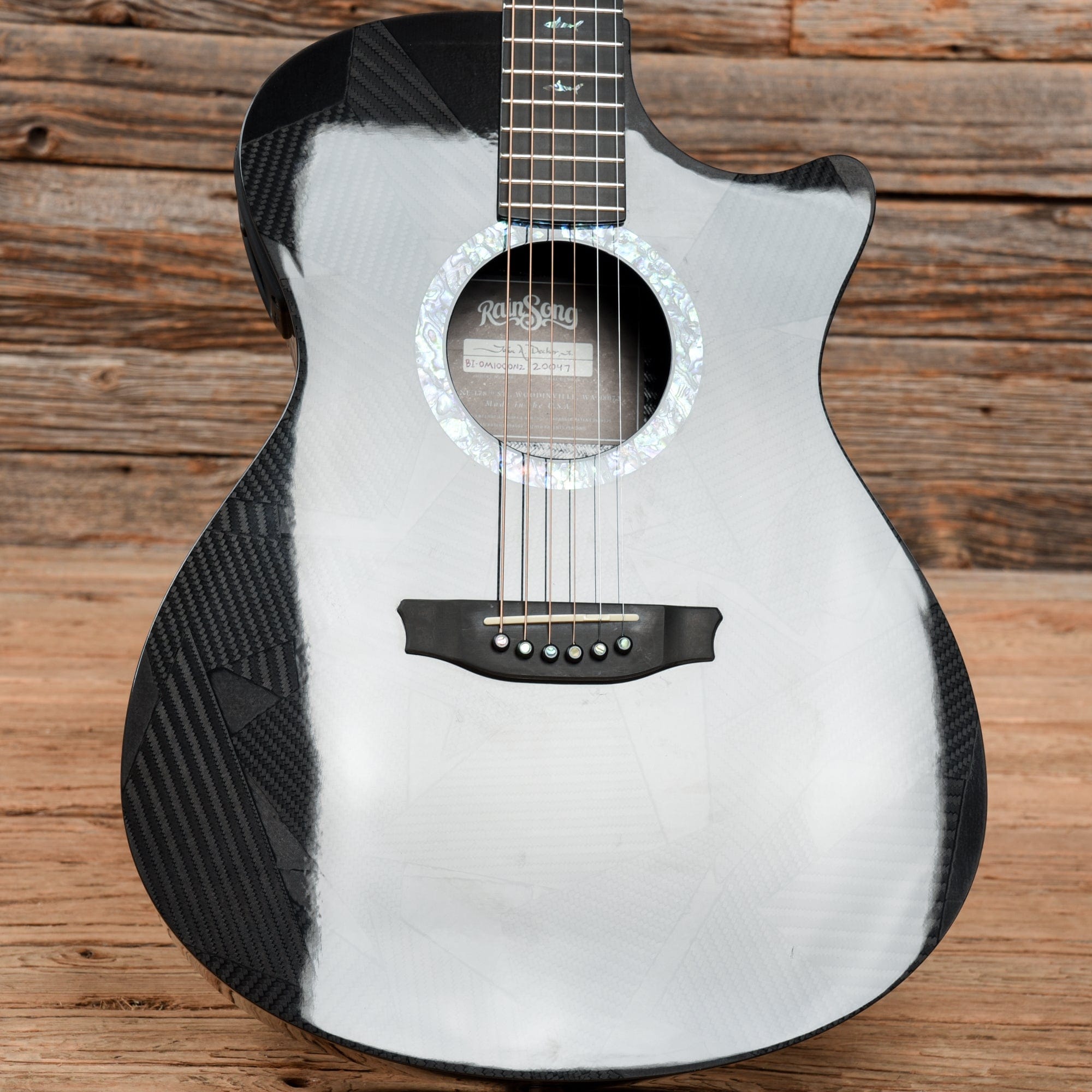 Rainsong BI-OM1000N2 Black Ice Acoustic Guitars / OM and Auditorium
