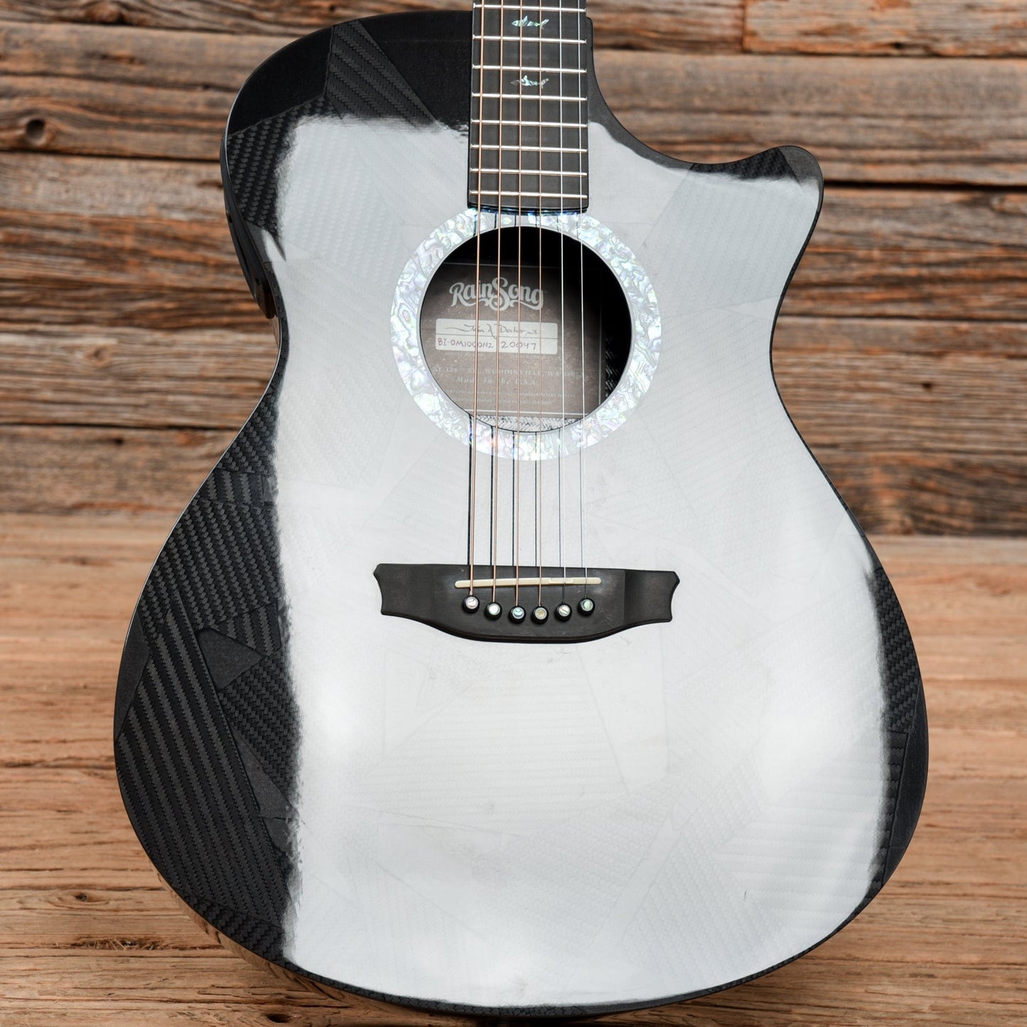 Rainsong BI-OM1000N2 Black Ice Acoustic Guitars / OM and Auditorium