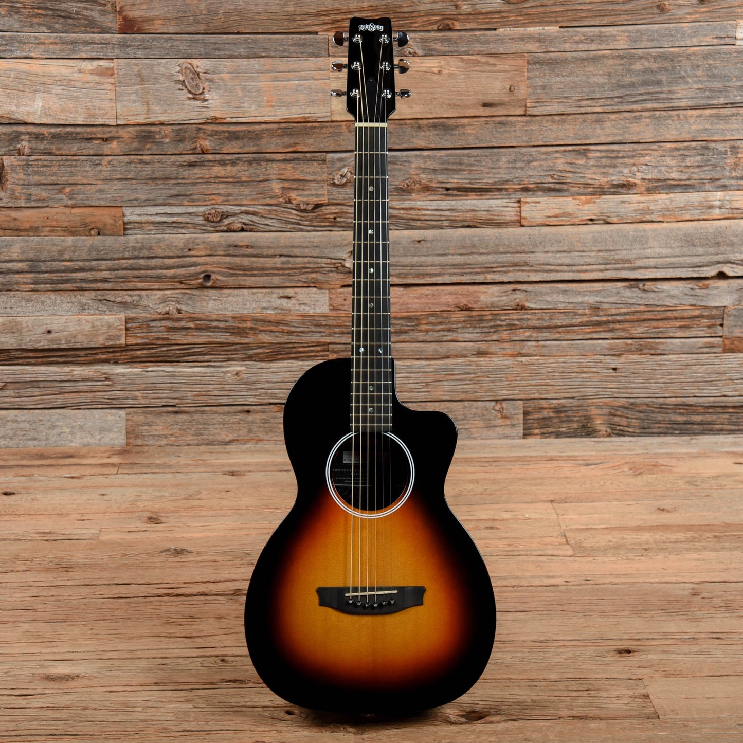 Rainsong N-PA1000NSK Parlor Sunburst Acoustic Guitars / Parlor
