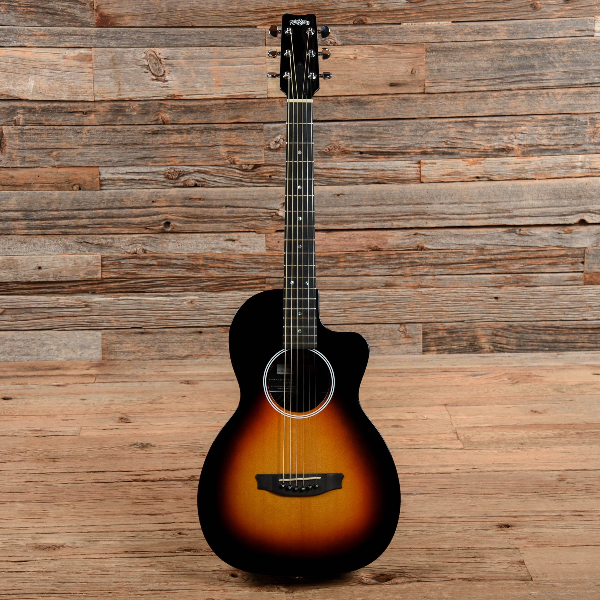 Rainsong N-PA1000NSK Parlor Sunburst Acoustic Guitars / Parlor
