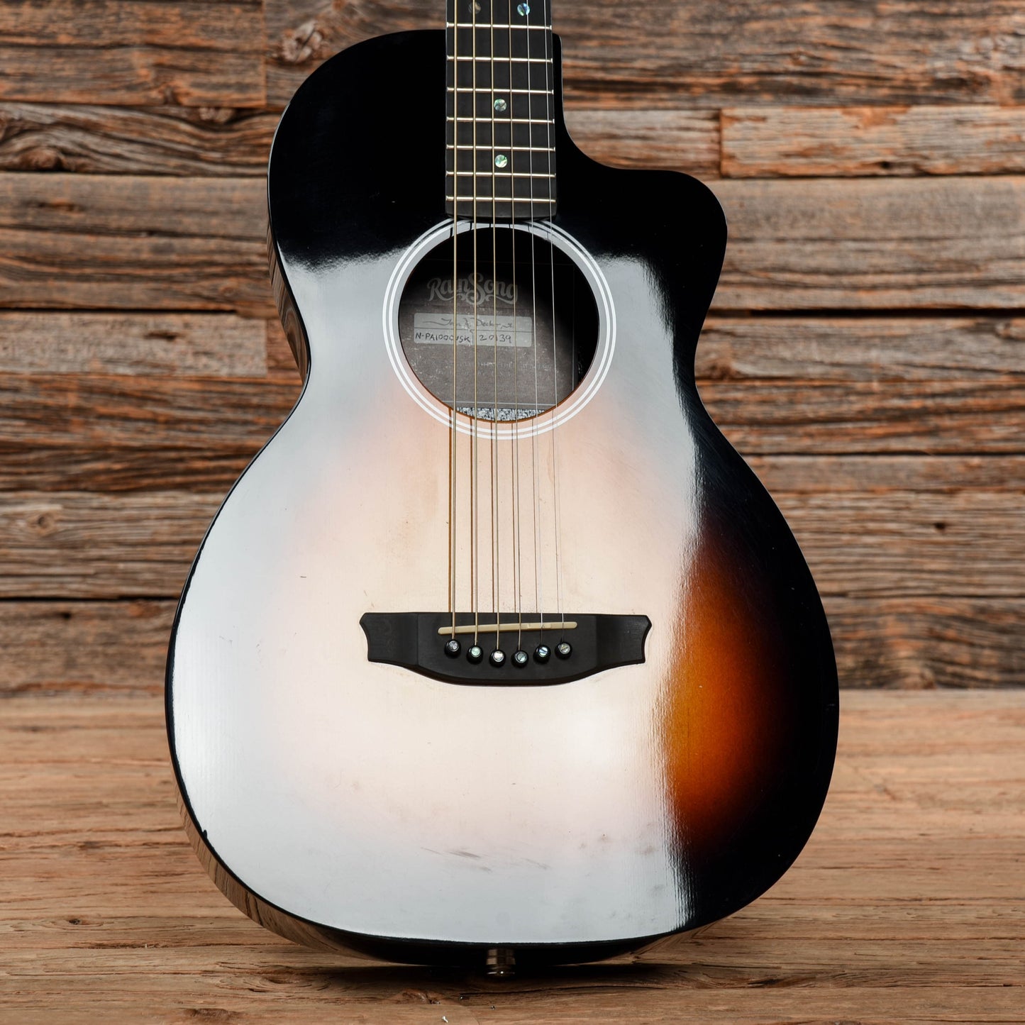Rainsong N-PA1000NSK Parlor Sunburst Acoustic Guitars / Parlor