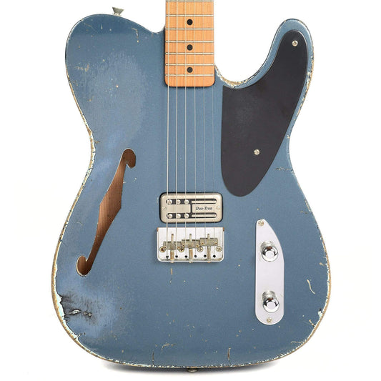 RebelRelic Holy Thinline Ink Blue Over Sunburst RW w/Rebel Vintage RV Tron/T-55 Pickups Electric Guitars / Semi-Hollow