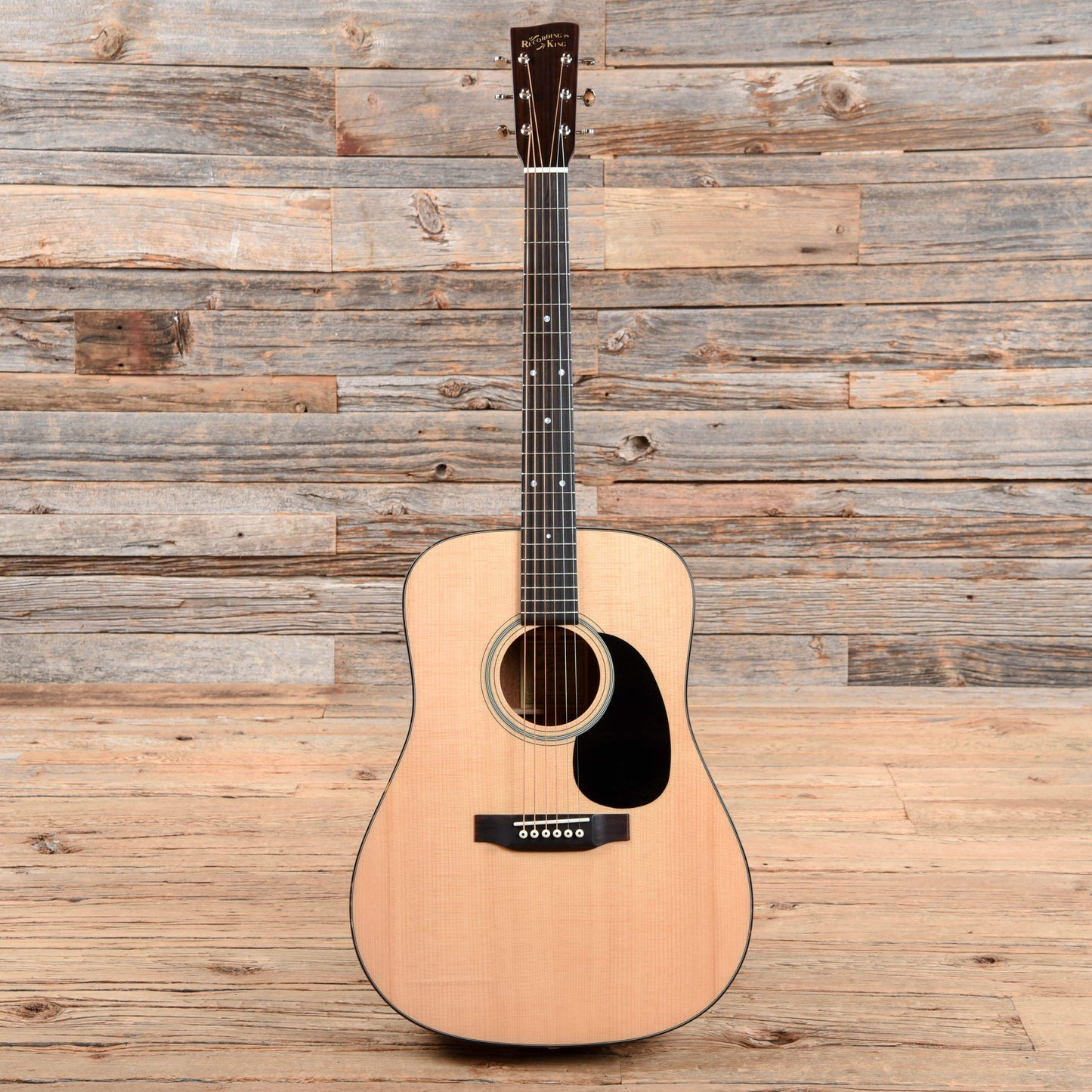 Recording King Deluxe All Solid Dreadnought Aged Adirondack Spruce/Mahogany Acoustic Guitars / Dreadnought