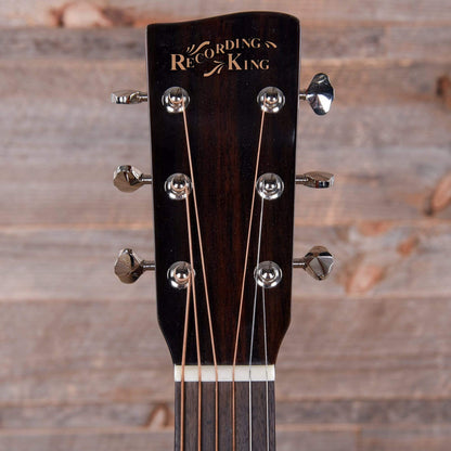 Recording King Deluxe All Solid Dreadnought Aged Adirondack Spruce/Mahogany Acoustic Guitars / Dreadnought
