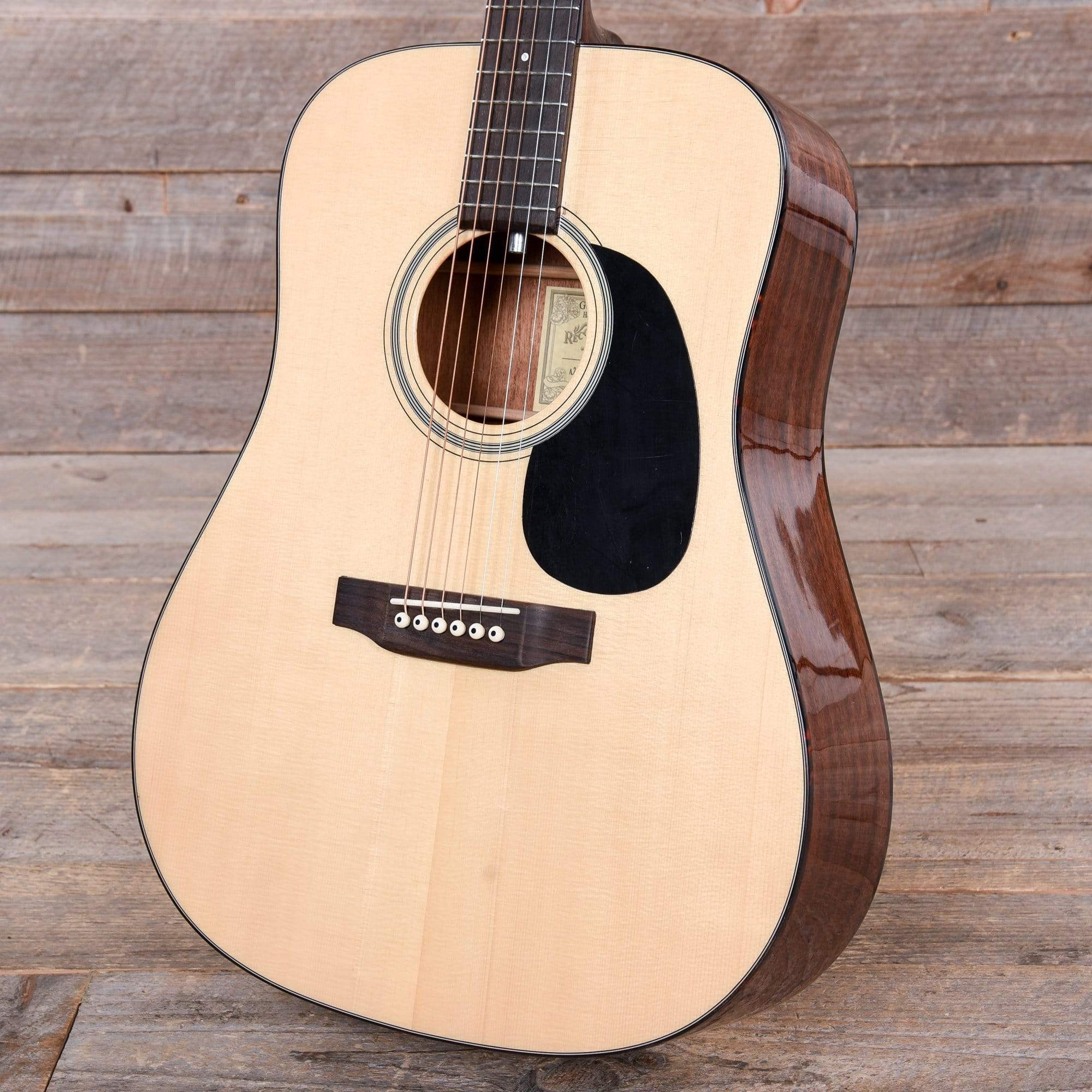 Recording King Deluxe All Solid Dreadnought Aged Adirondack Spruce/Mahogany Acoustic Guitars / Dreadnought