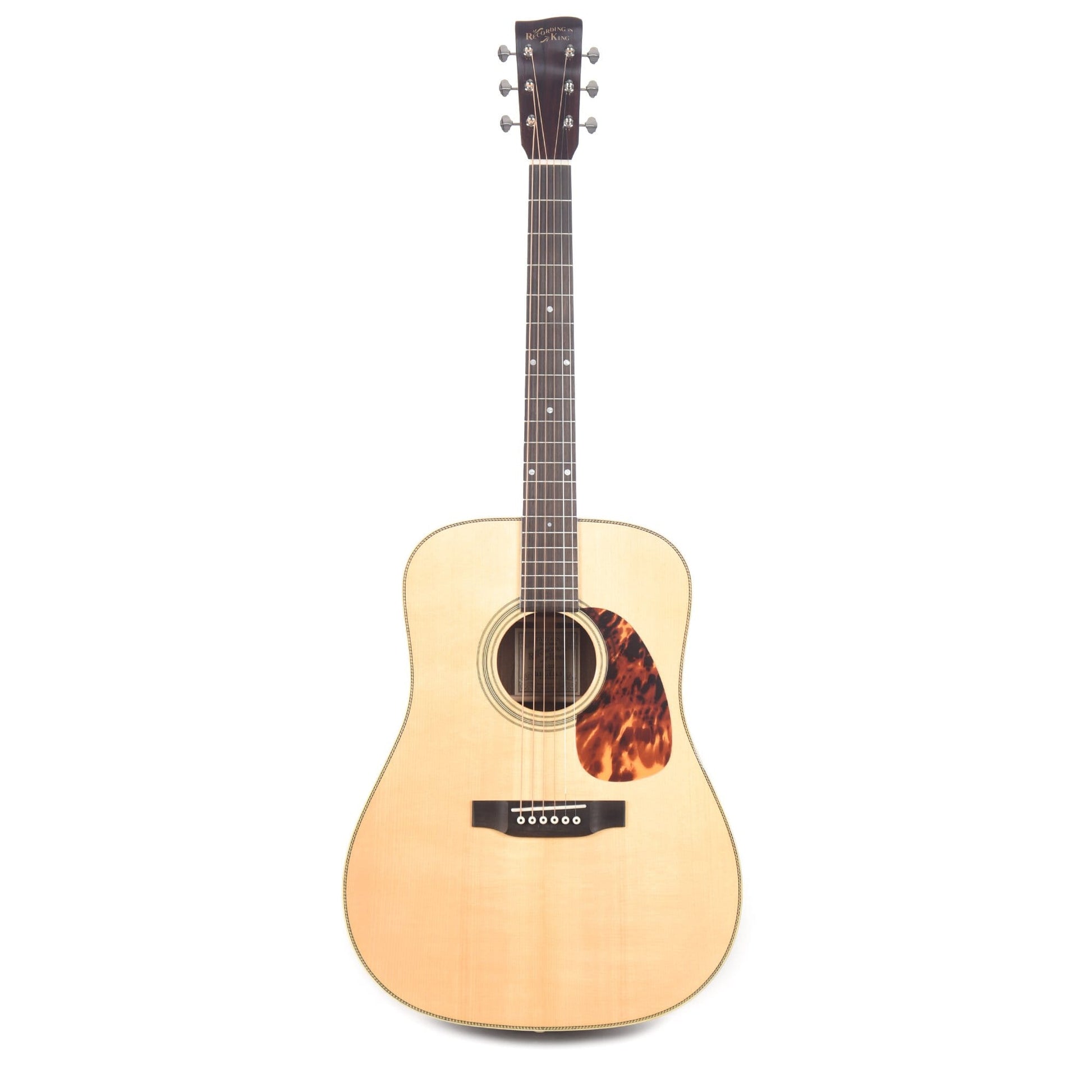 Recording King Deluxe All Solid Dreadnought Aged Adirondack Spruce/Rosewood Acoustic Guitars / Dreadnought