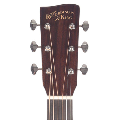 Recording King Deluxe All Solid Dreadnought Aged Adirondack Spruce/Rosewood Acoustic Guitars / Dreadnought