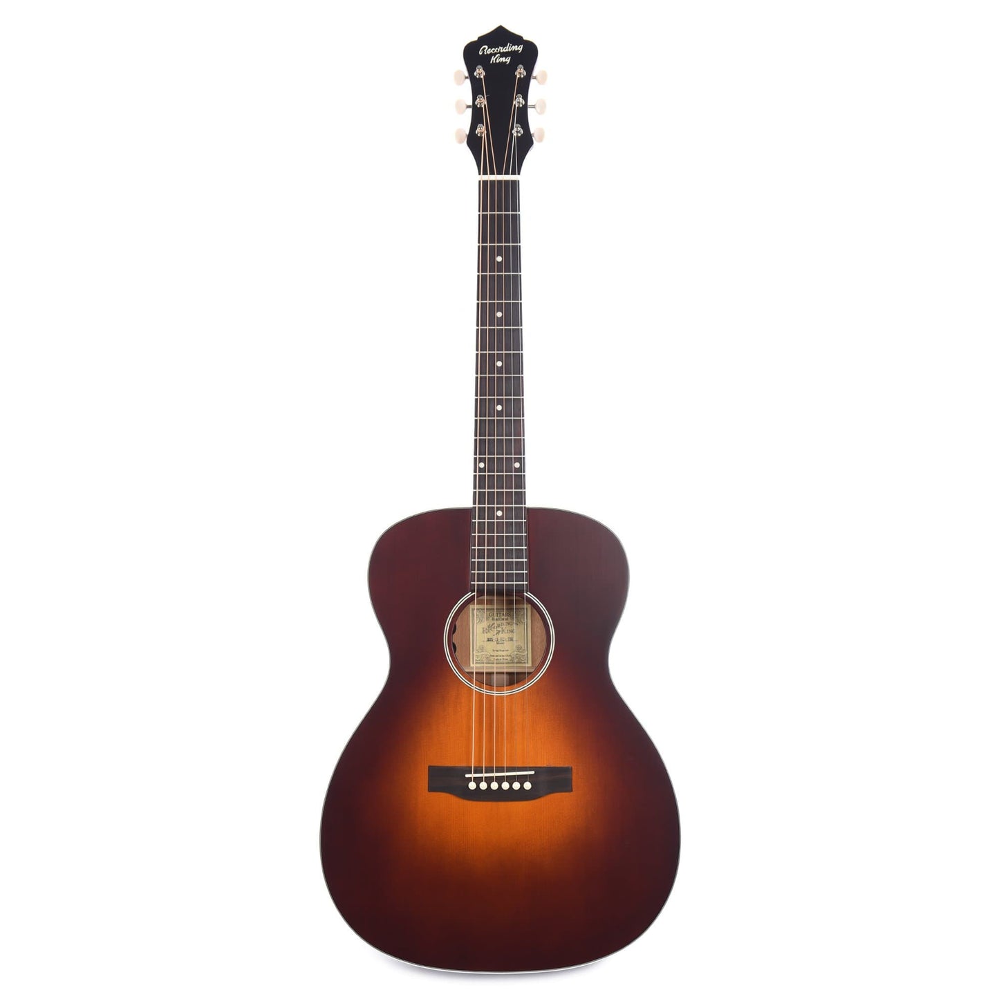 Recording King Series 11 000 All-Solid Satin Tobacco Sunburst w/Fishman Sonitone Pickup Acoustic Guitars / OM and Auditorium