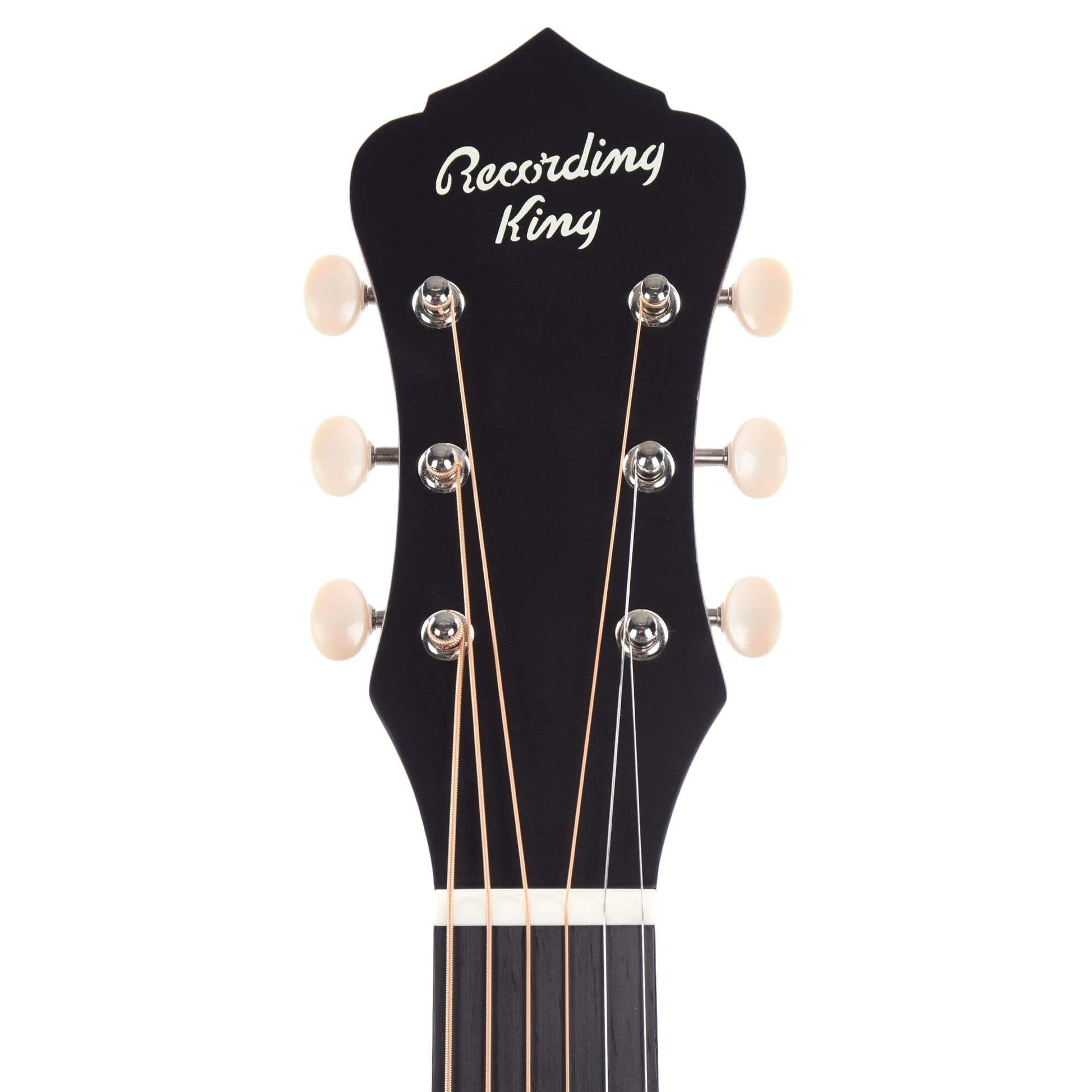 Recording King Series 11 000 All-Solid Satin Tobacco Sunburst w/Fishman Sonitone Pickup Acoustic Guitars / OM and Auditorium