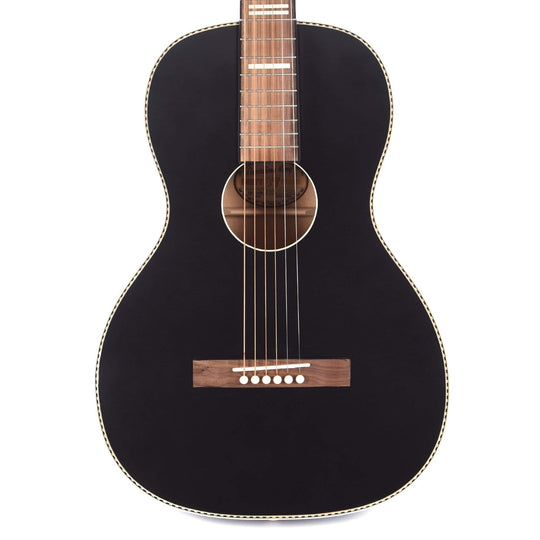 Recording King Dirty 30's Series 7 Parlor Matte Black Acoustic Guitars / Parlor