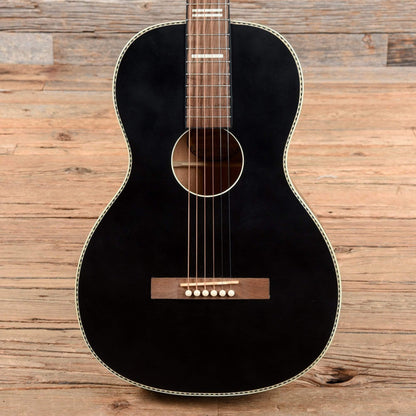 Recording King Dirty 30's Series 7 Parlor Matte Black Acoustic Guitars / Parlor