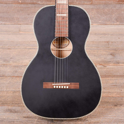 Recording King Dirty 30's Series 7 Parlor Matte Black Acoustic Guitars / Parlor