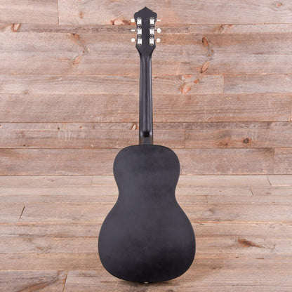 Recording King Dirty 30's Series 7 Parlor Matte Black Acoustic Guitars / Parlor