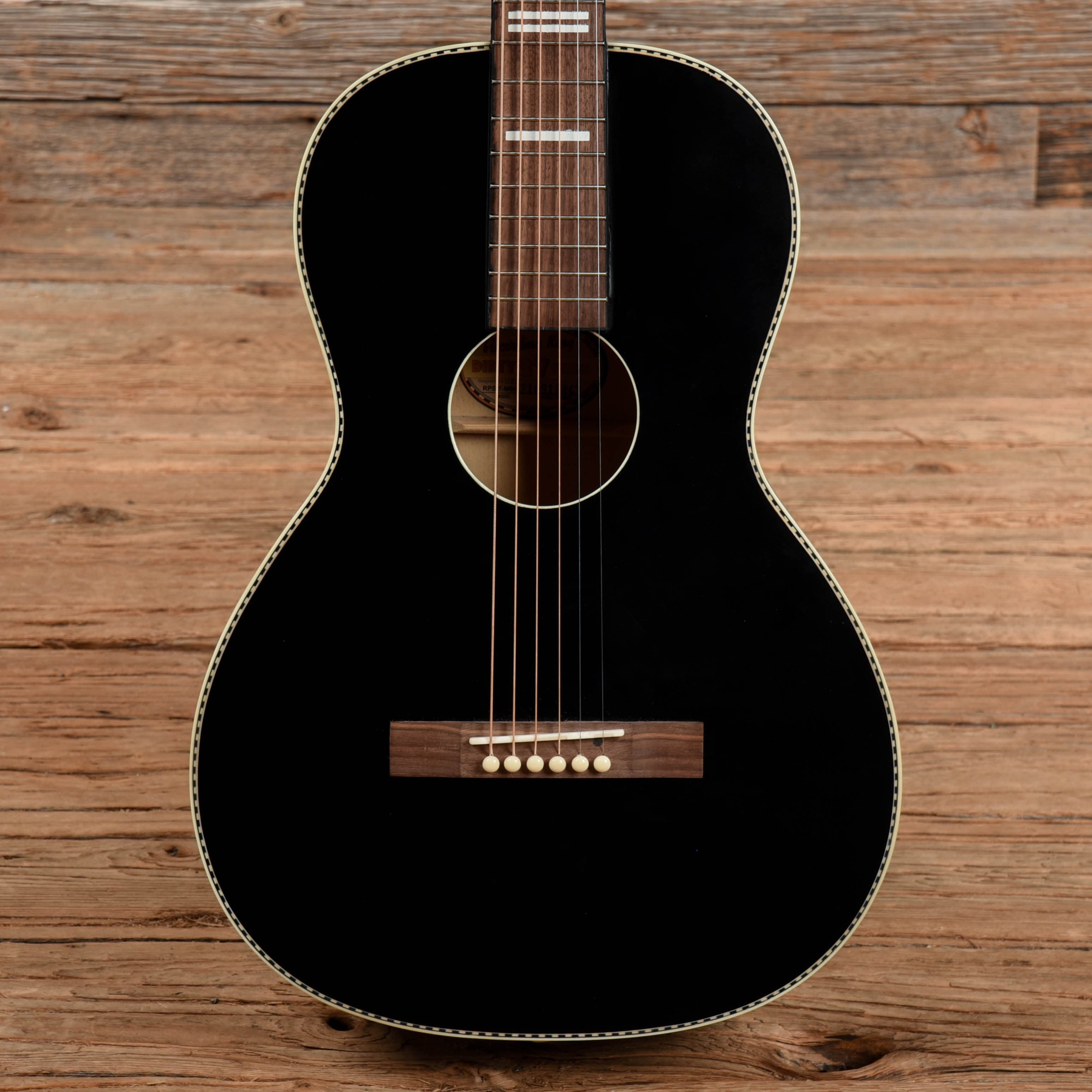 Recording King Dirty 30's Series 7 Parlor Matte Black – Chicago
