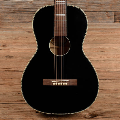 Recording King Dirty 30's Series 7 Parlor Matte Black Acoustic Guitars / Parlor