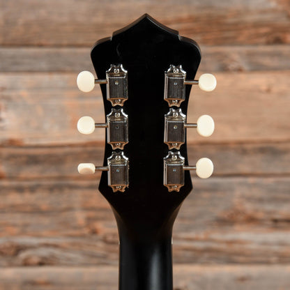 Recording King Dirty 30's Series 7 Parlor Matte Black Acoustic Guitars / Parlor