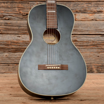 Recording King Dirty 30's Series 7 Parlor Matte Black Acoustic Guitars / Parlor