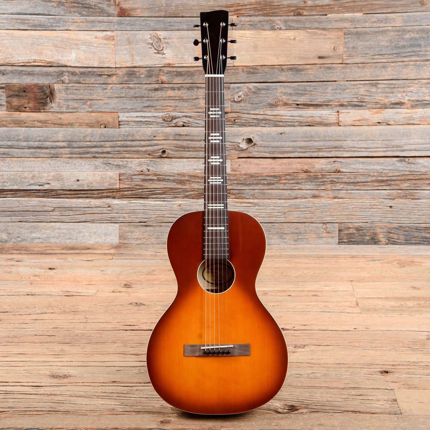 Recording King Dirty 30's Series 7 Parlor Tobacco Sunburst Acoustic Guitars / Parlor