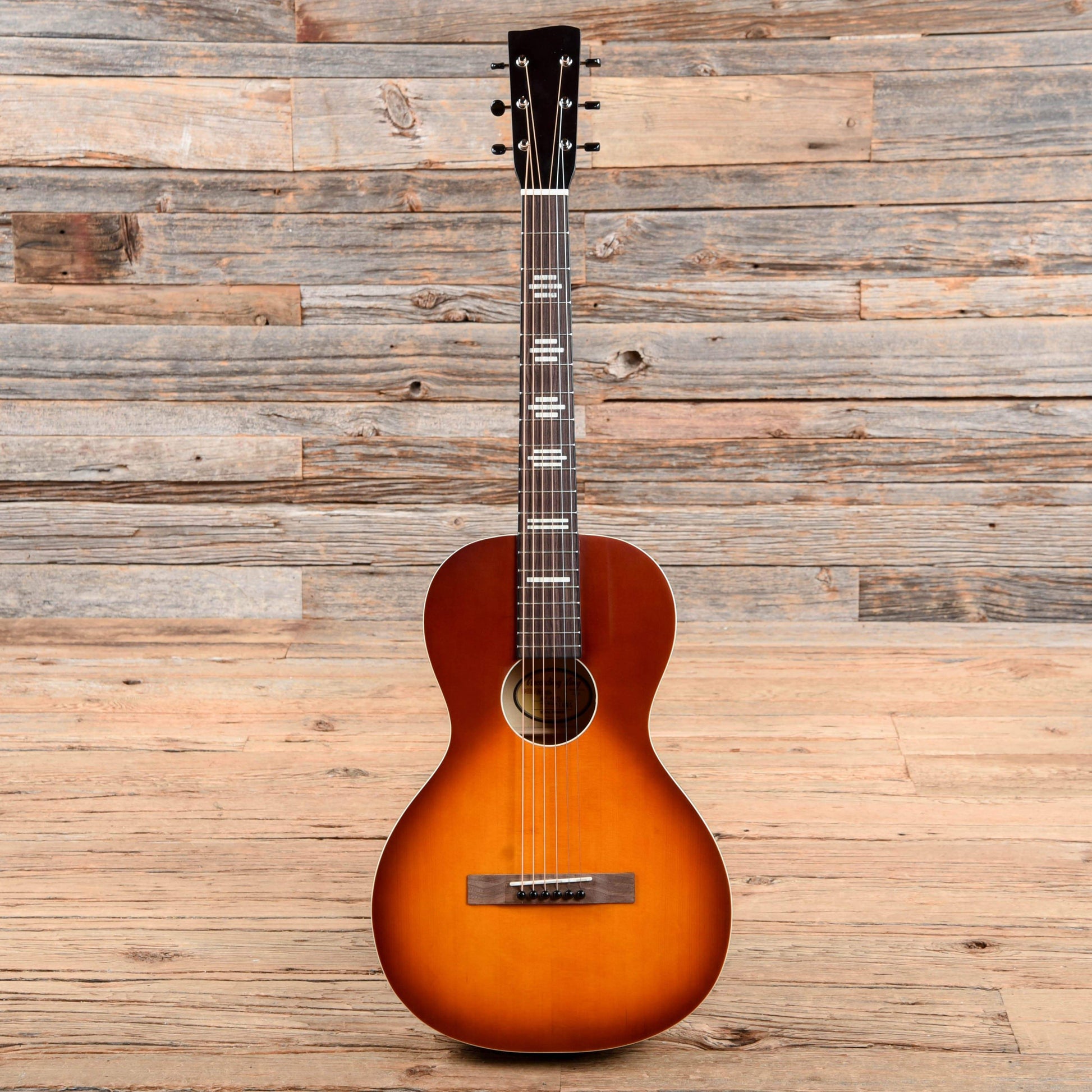 Recording King Dirty 30's Series 7 Parlor Tobacco Sunburst Acoustic Guitars / Parlor