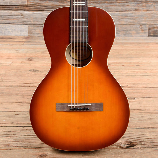 Recording King Dirty 30's Series 7 Parlor Tobacco Sunburst Acoustic Guitars / Parlor