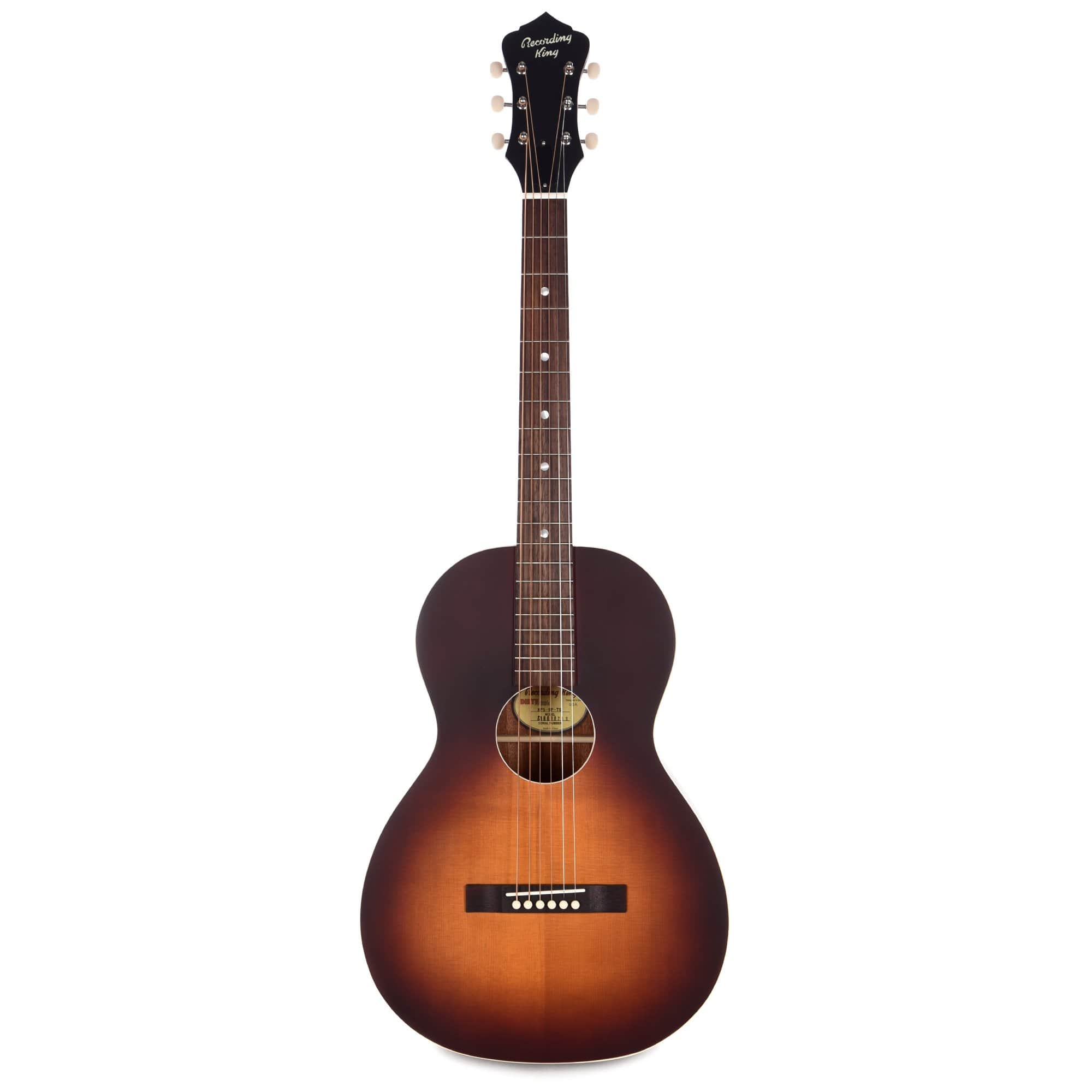 Recording King Dirty 30's Series 9 Plus 0 Body Tobacco Sunburst Acoustic Guitars / Parlor