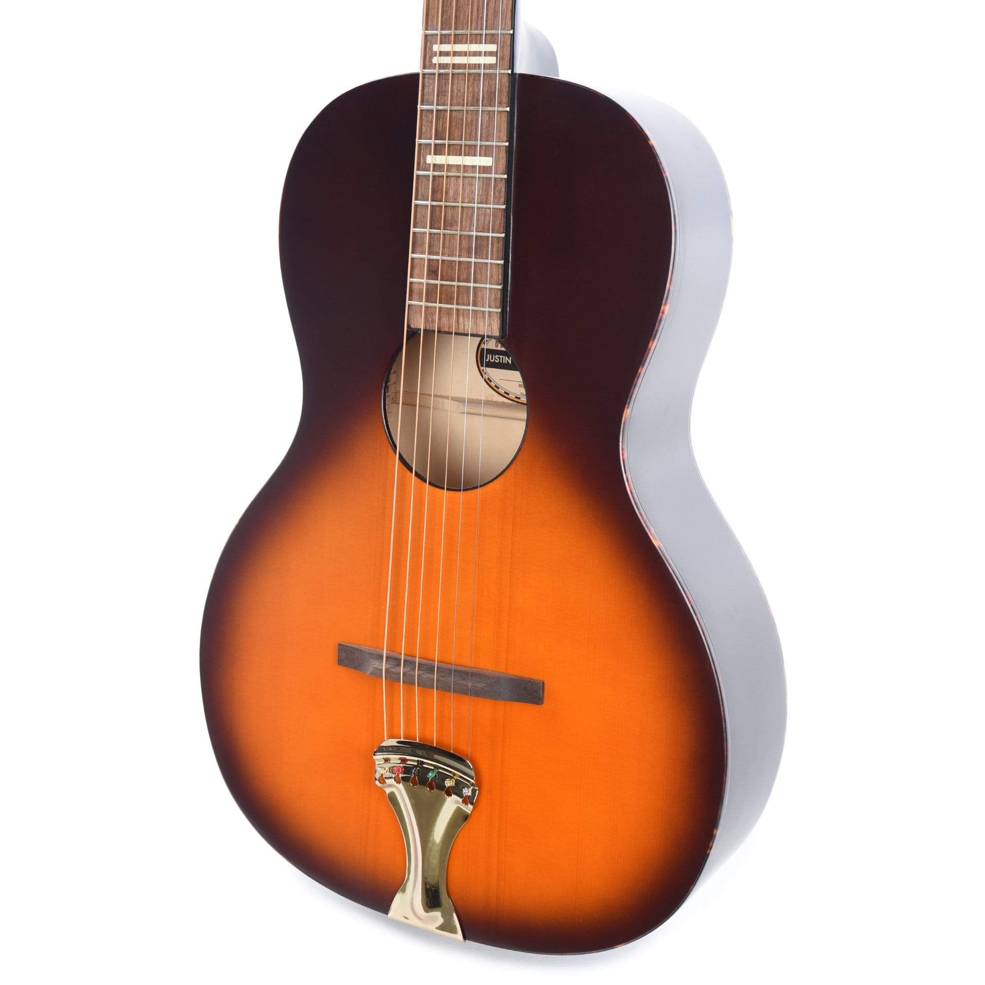 Recording King Justin Townes Earle Signature Guitar Satin Tobacco Sunburst Acoustic Guitars / Parlor