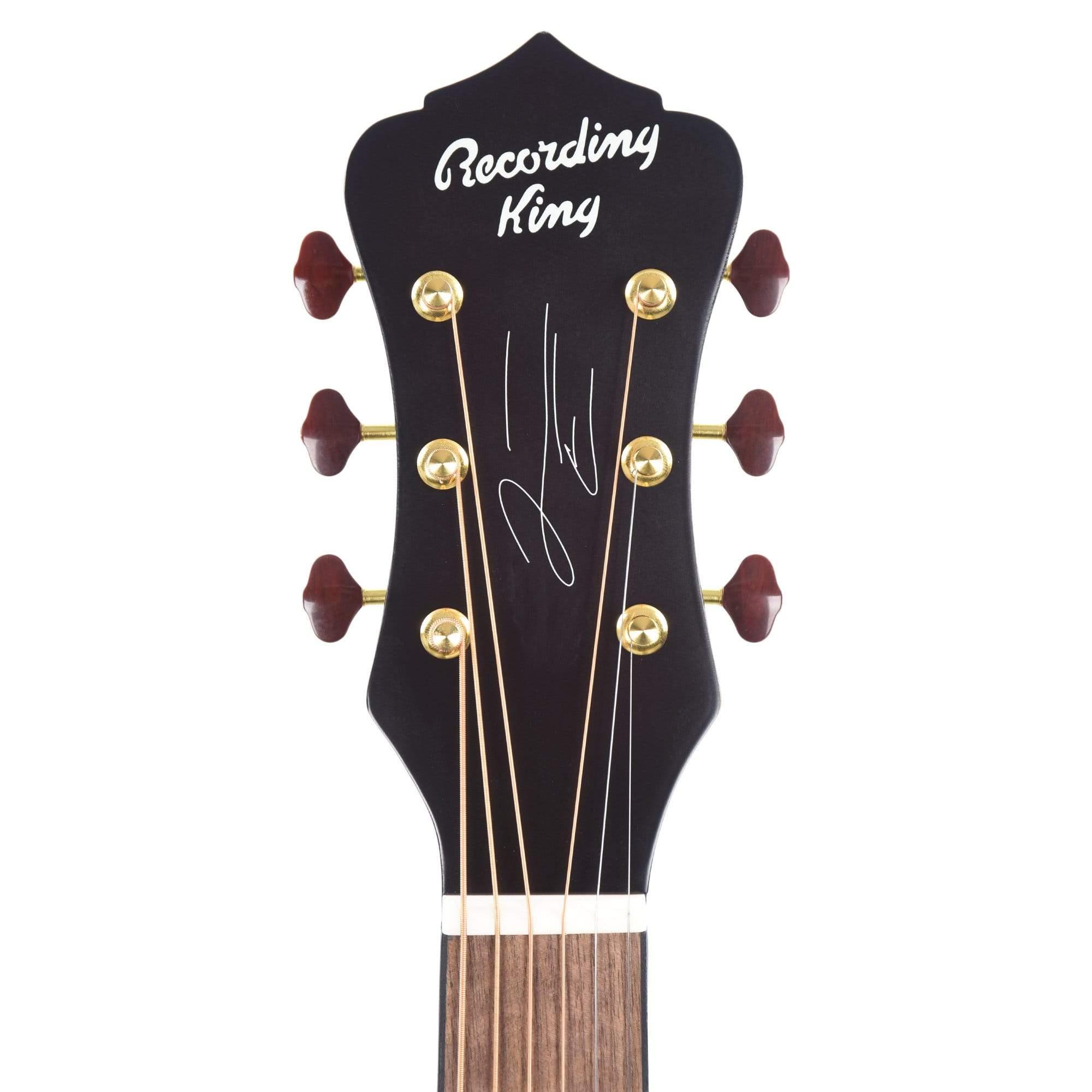 Recording King Justin Townes Earle Signature Guitar Satin Tobacco Sunburst Acoustic Guitars / Parlor