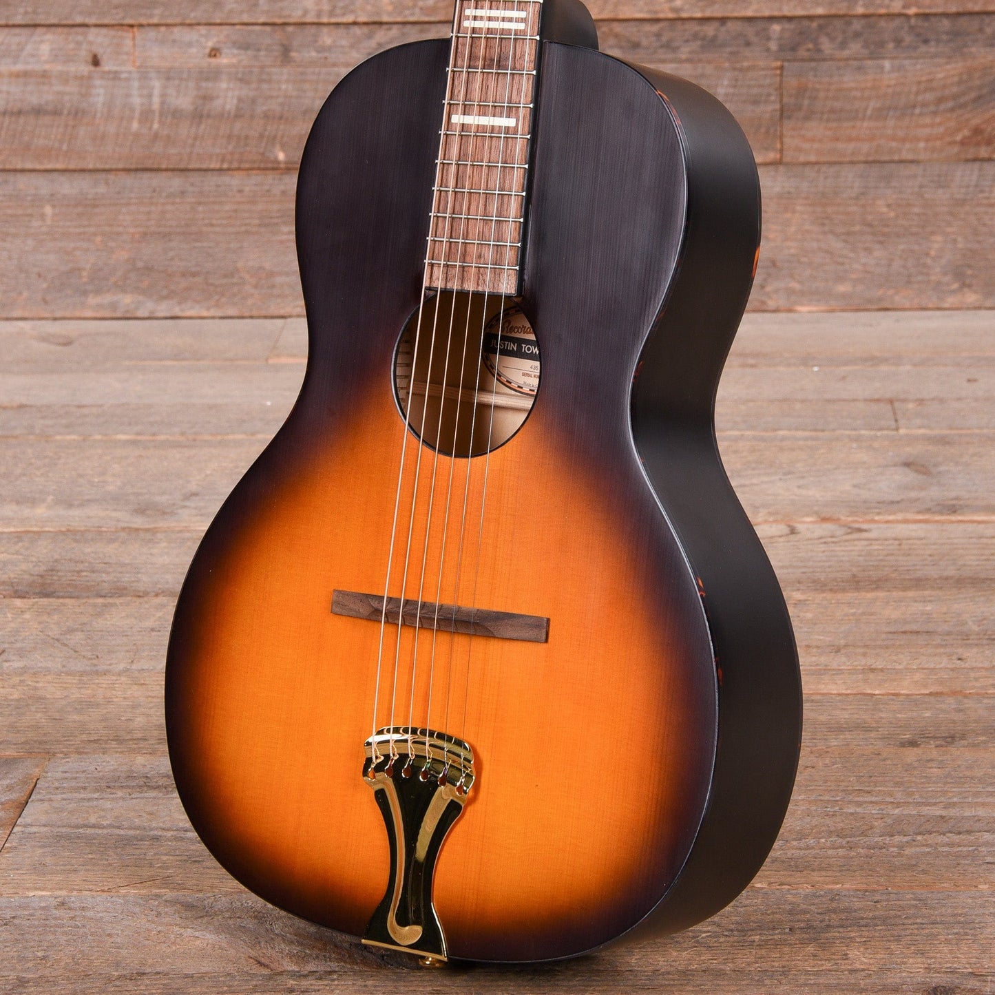 Recording King Justin Townes Earle Signature Guitar Satin Tobacco Sunburst Acoustic Guitars / Parlor