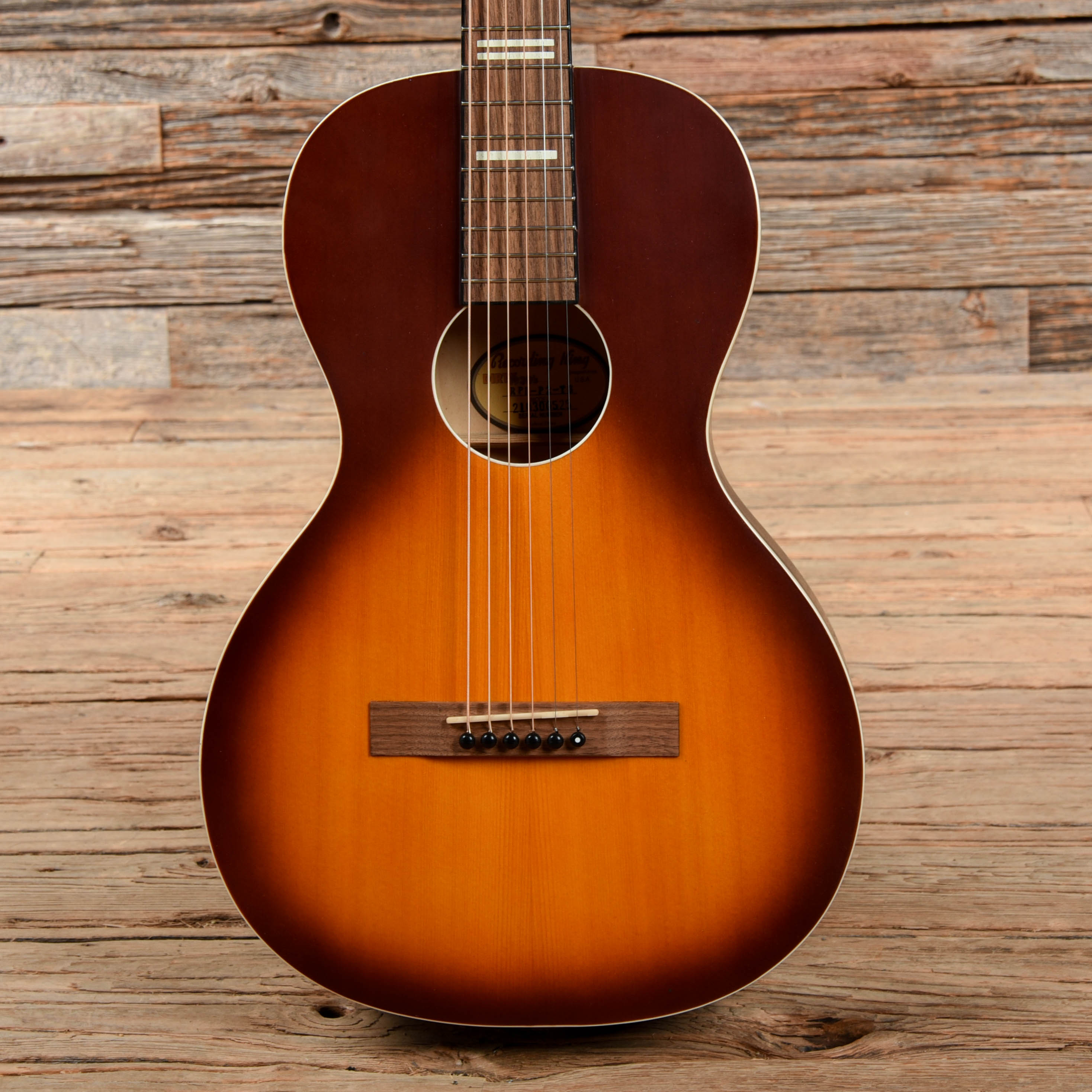 Recording King RPH-P2-TS Dirty 30's Cross Country Parlor Tobacco Sunburst 2021 Acoustic Guitars / Parlor