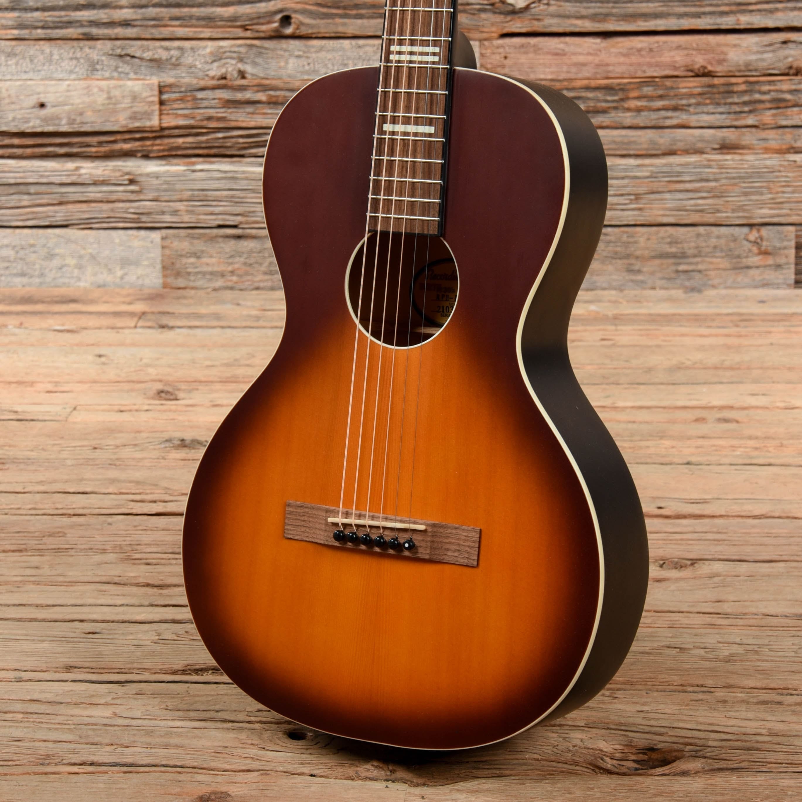 Recording King RPH-P2-TS Dirty 30's Cross Country Parlor Tobacco Sunburst 2021 Acoustic Guitars / Parlor