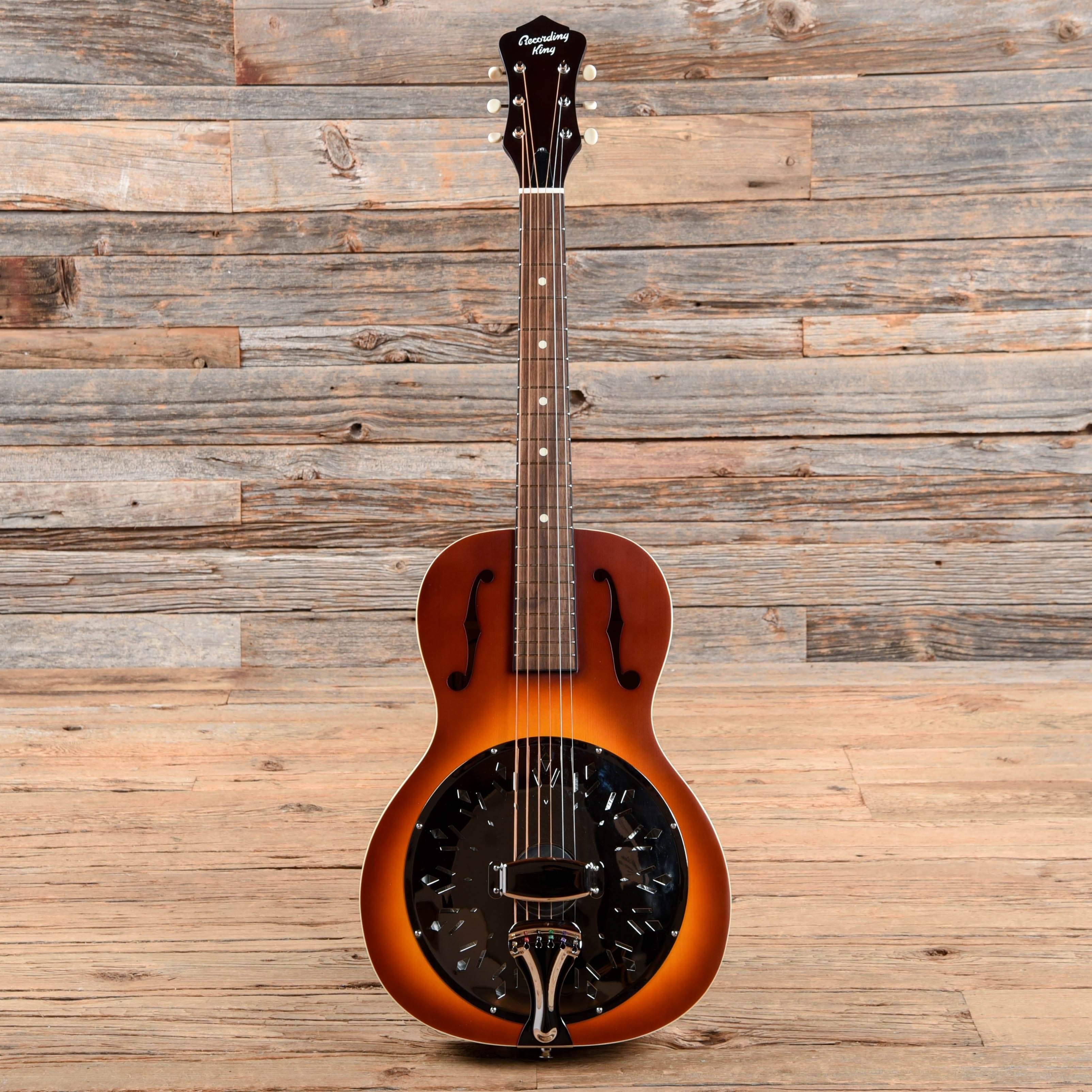 Recording King Dirty 30's Resonator Resonator Single 0 Tobacco Sunburst Acoustic Guitars / Resonator