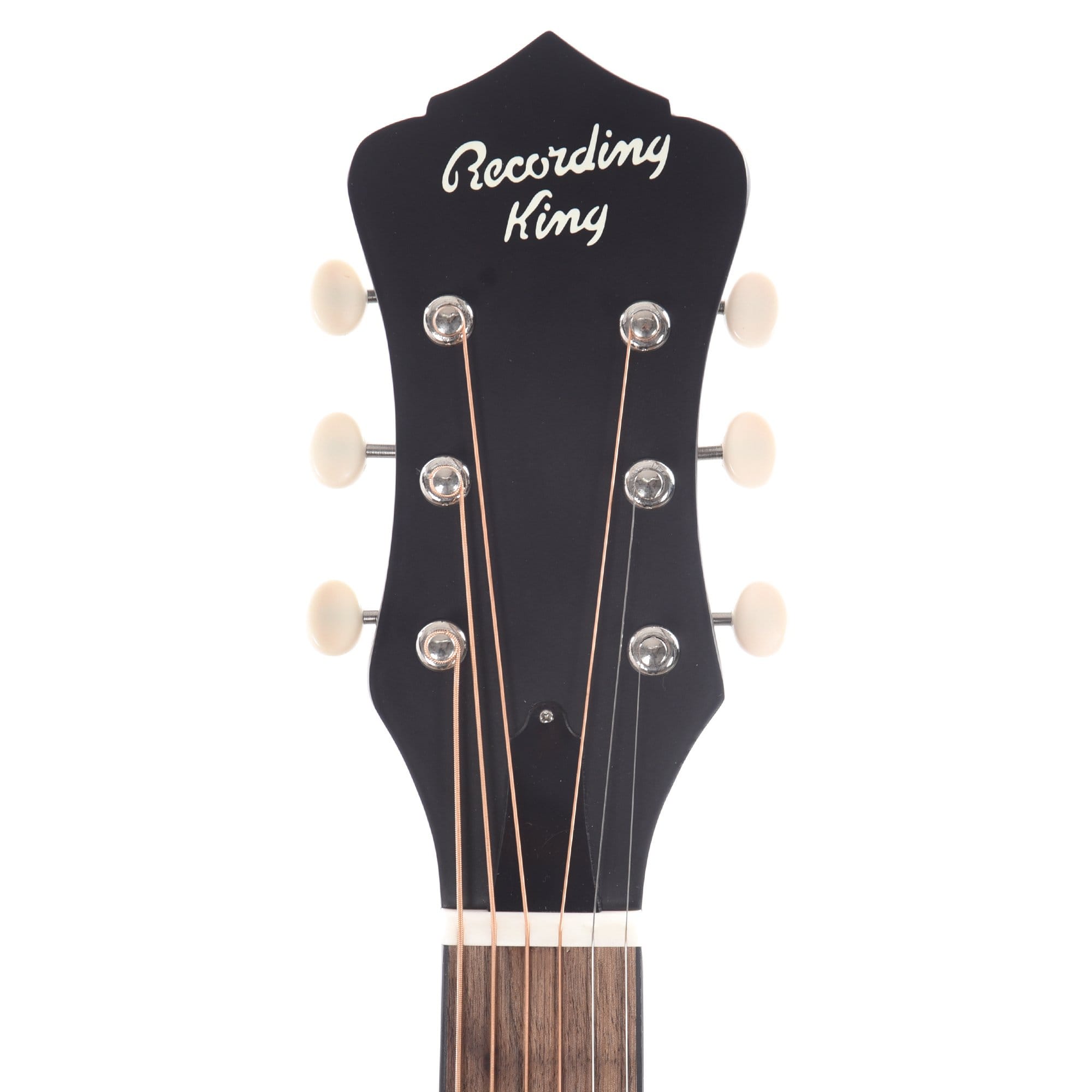 Recording King Dirty 30's Single-0 Resonator Matte Black Acoustic Guitars / Resonator