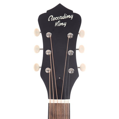 Recording King Dirty 30's Single-0 Resonator Matte Black Acoustic Guitars / Resonator