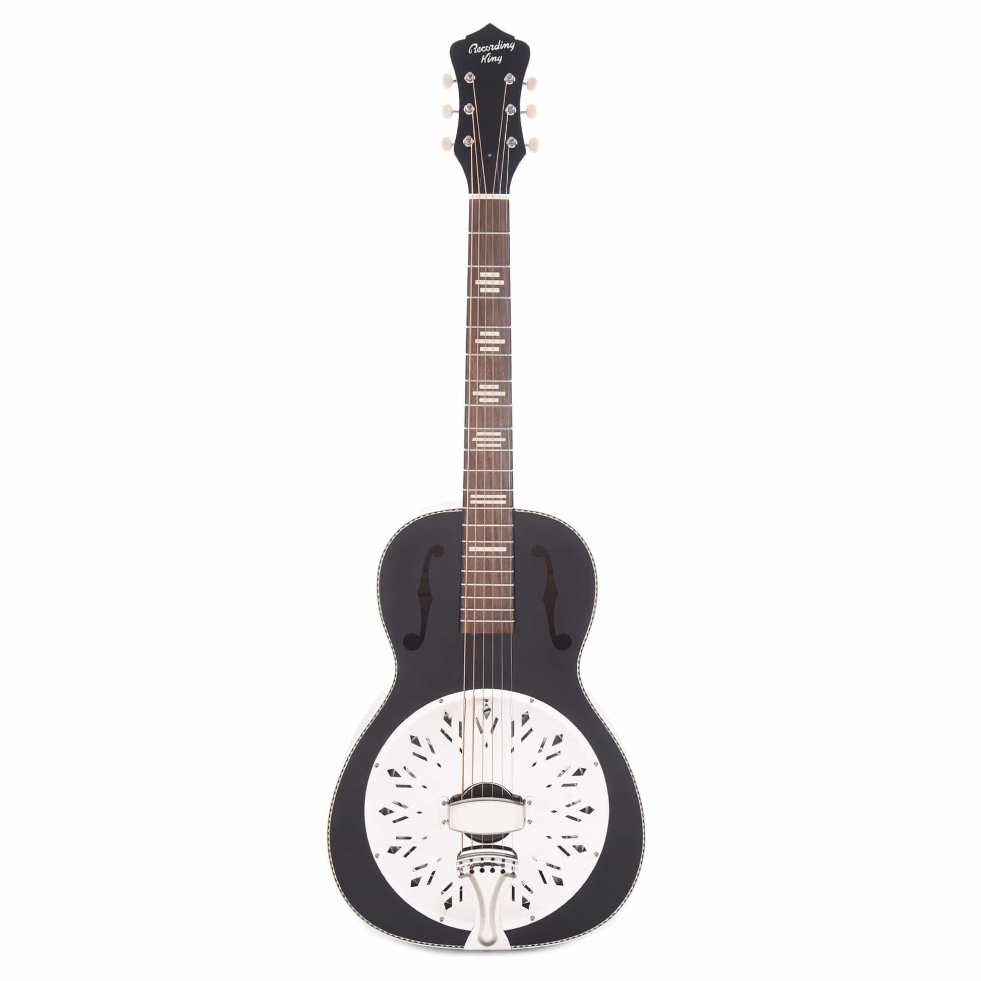 Recording King Dirty 30's Single-0 Resonator Matte Black Acoustic Guitars / Resonator