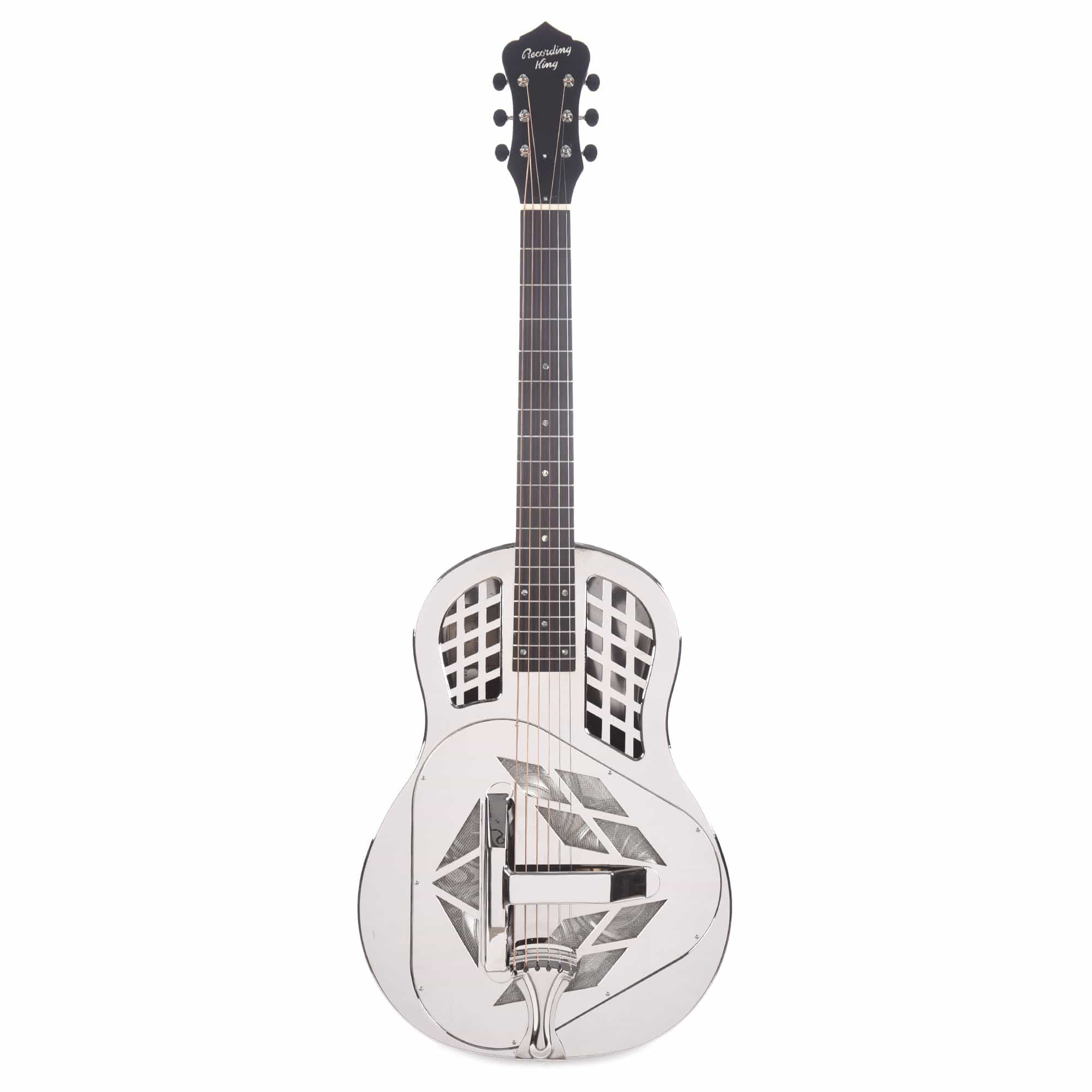 Recording King Tricone Metal Body Guitar w/Round Neck Acoustic Guitars / Resonator