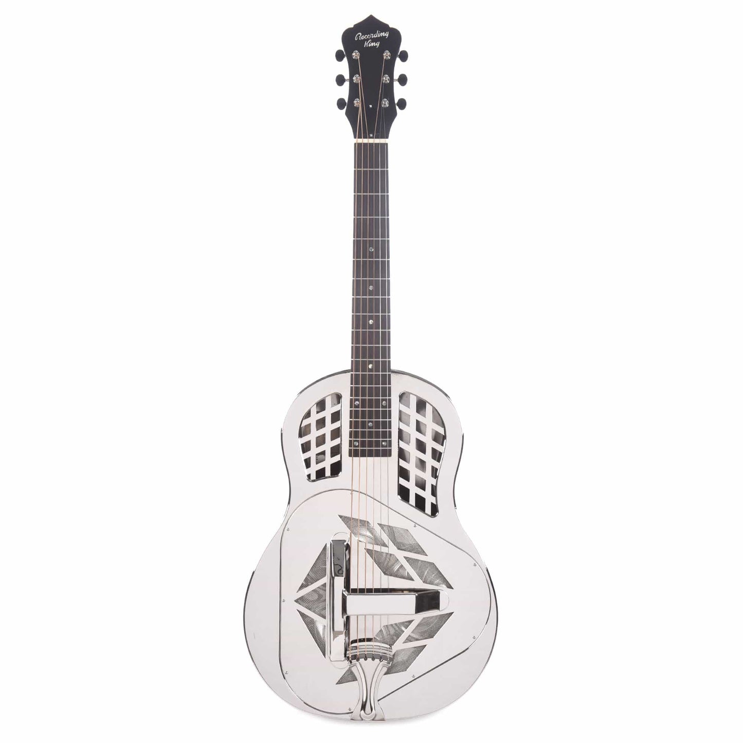 Recording King Tricone Metal Body Guitar w/Round Neck Acoustic Guitars / Resonator