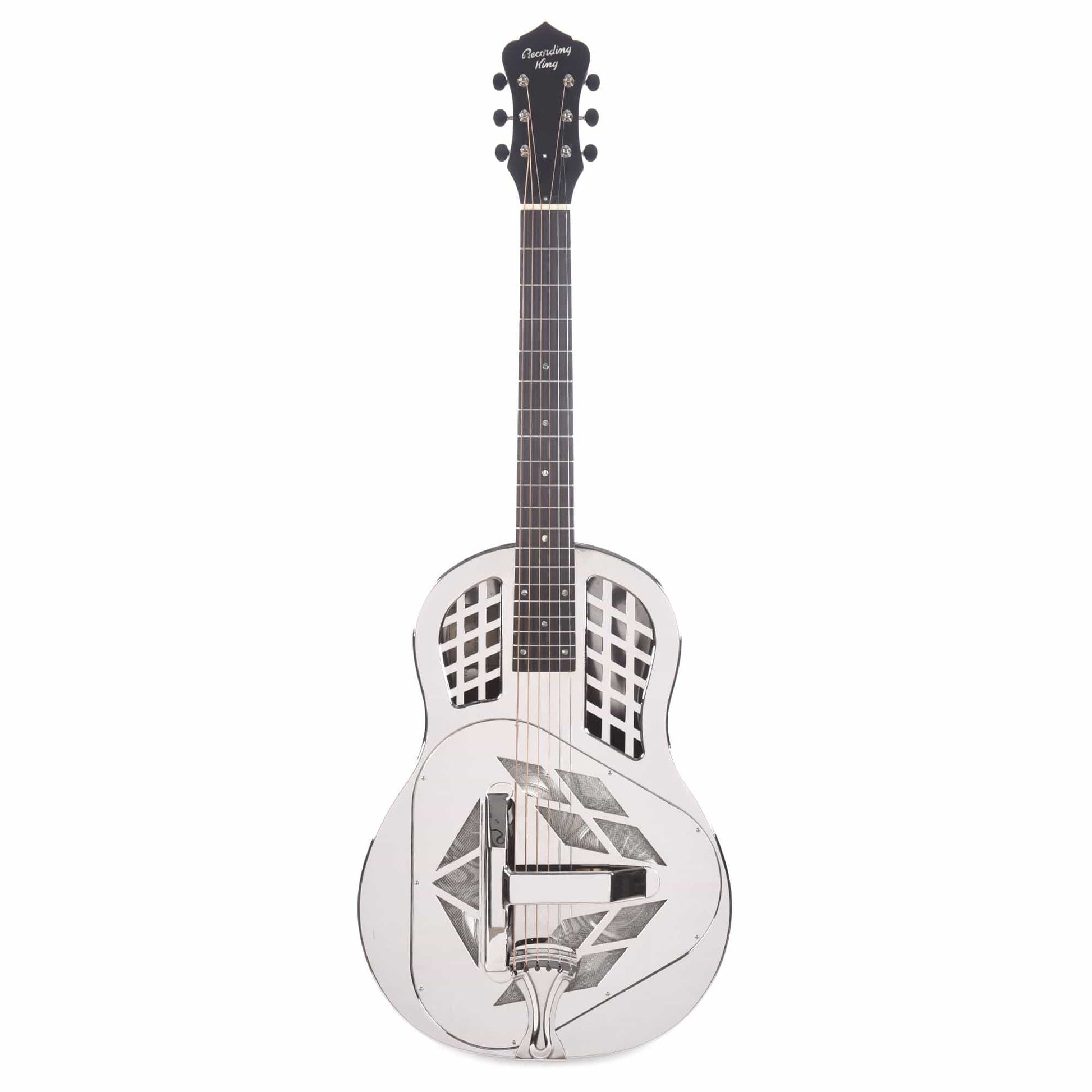 Recording King Tricone Metal Body Guitar w/Round Neck Acoustic Guitars / Resonator