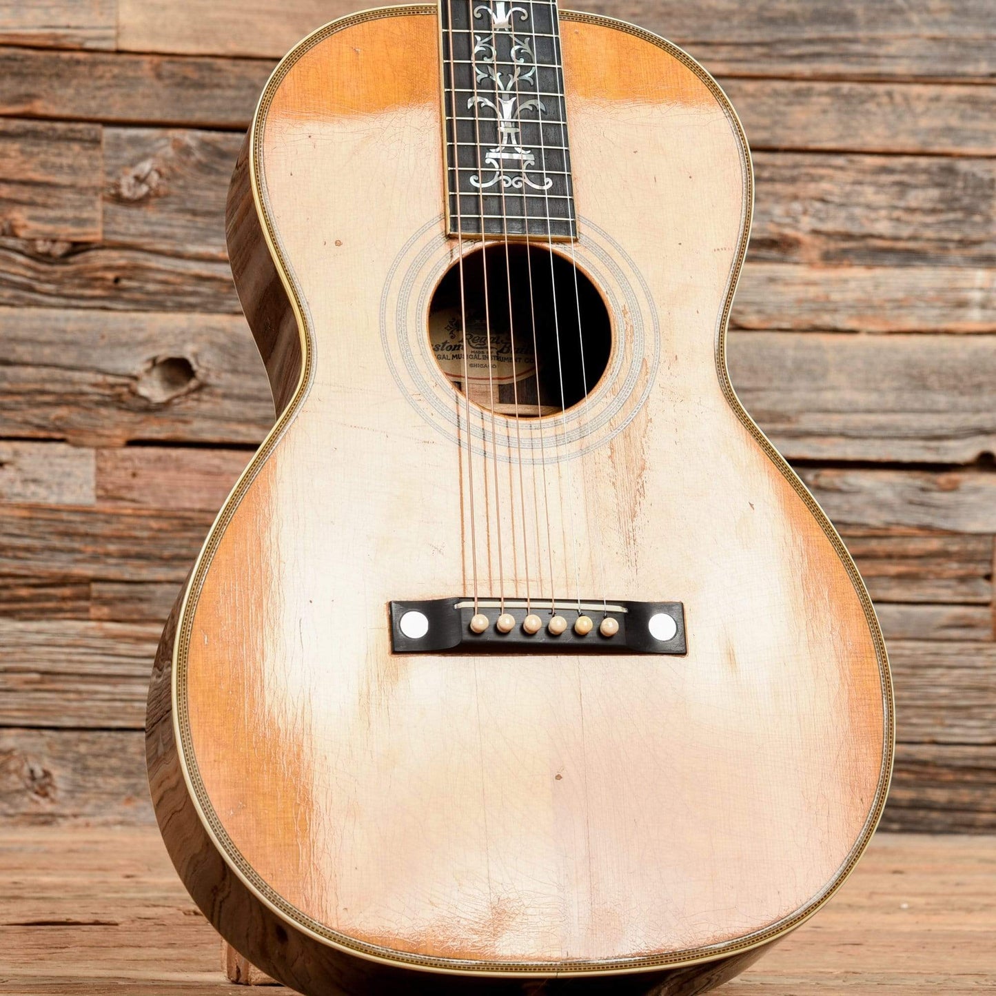 Regal Style 5 Natural Acoustic Guitars / Concert